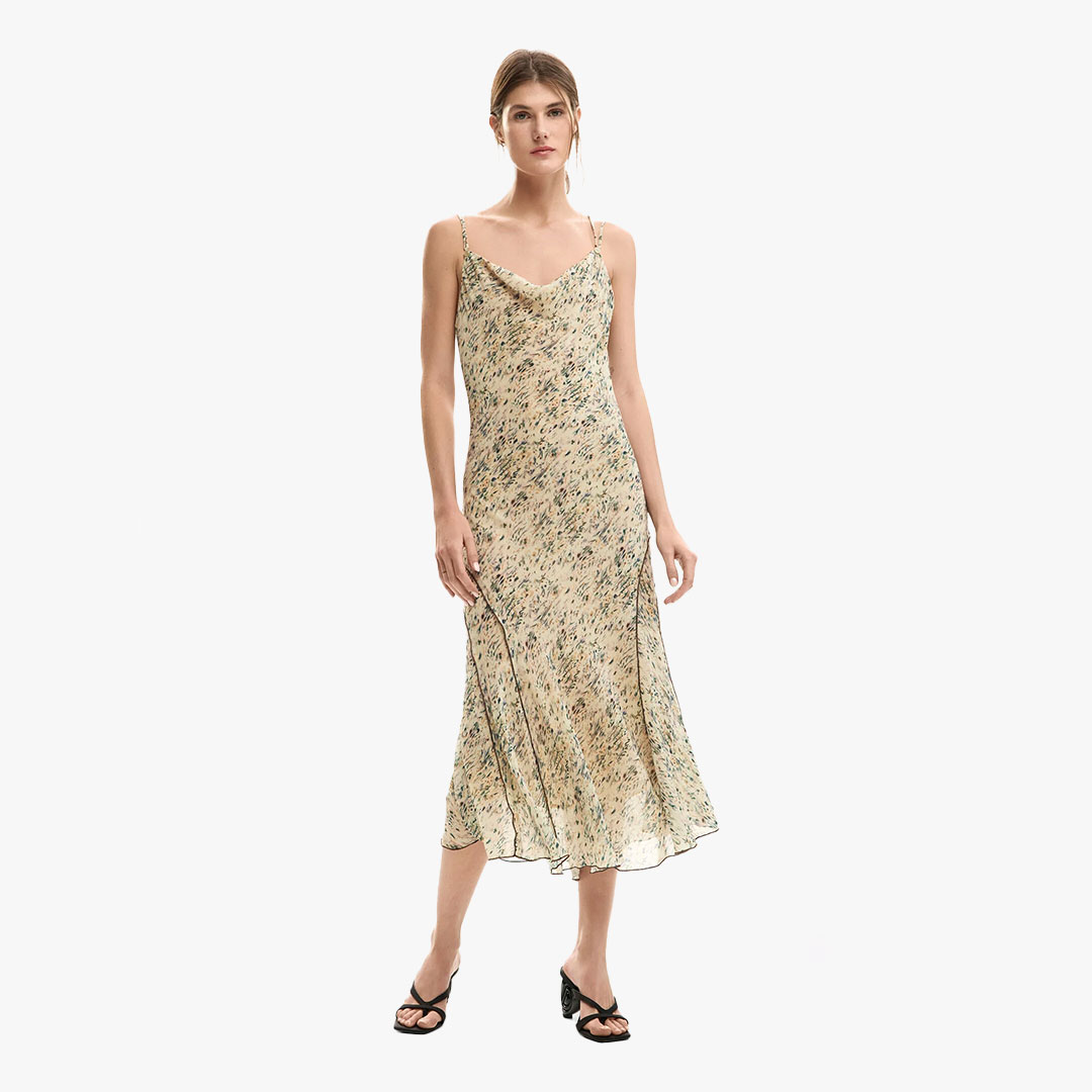 Vestido GRUNGY Desigual Beige 0