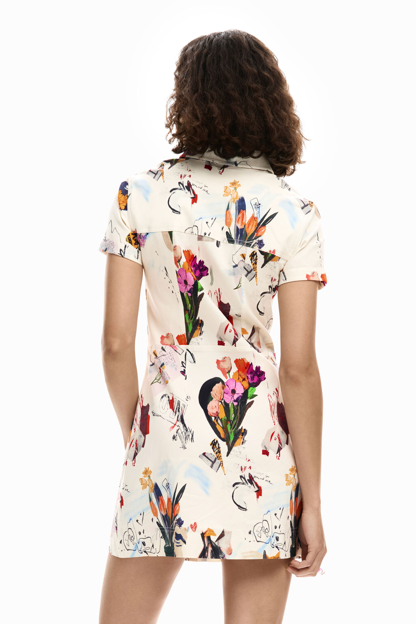 Vestido FINI Desigual Beige 5