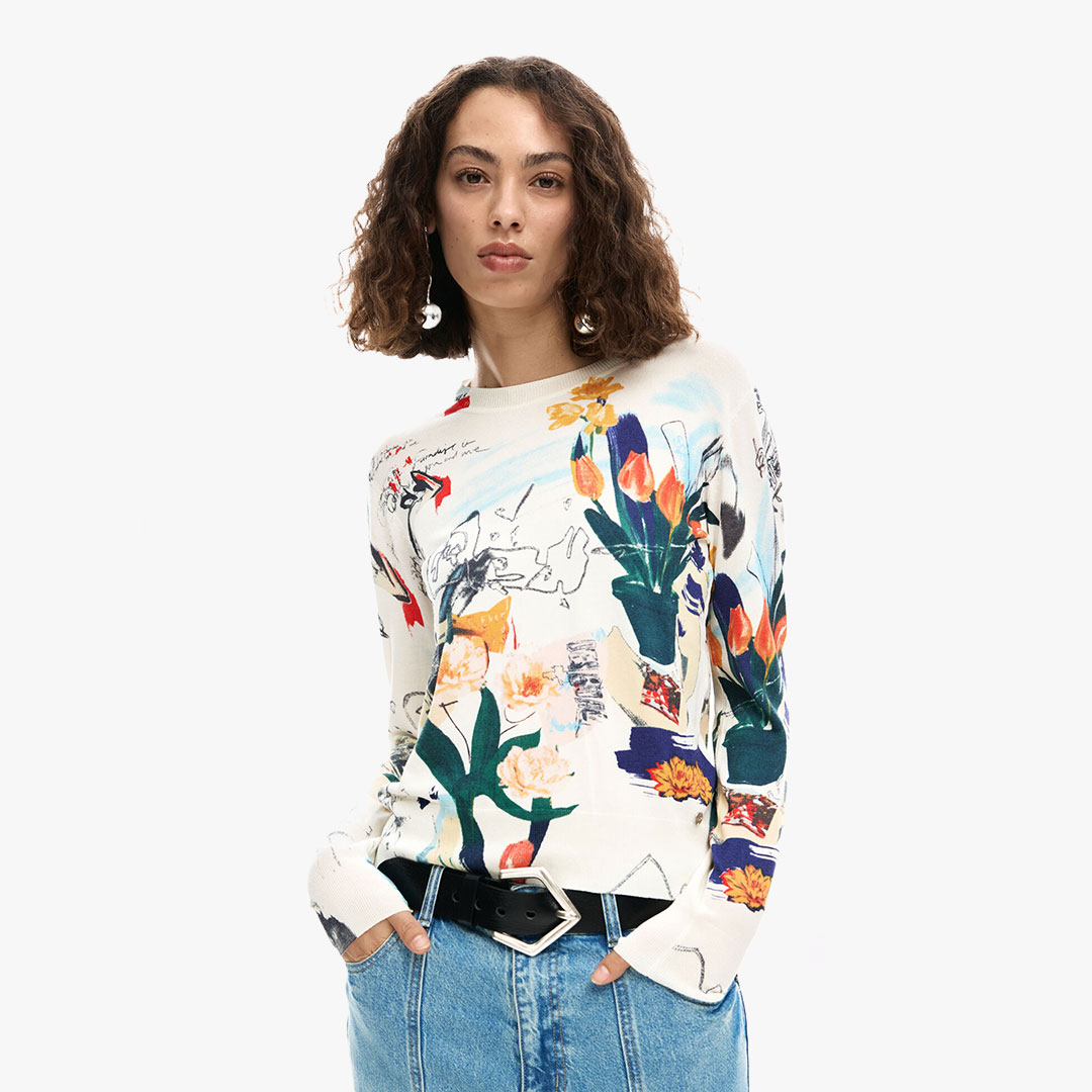 Camisola NANTES Desigual Beige 0