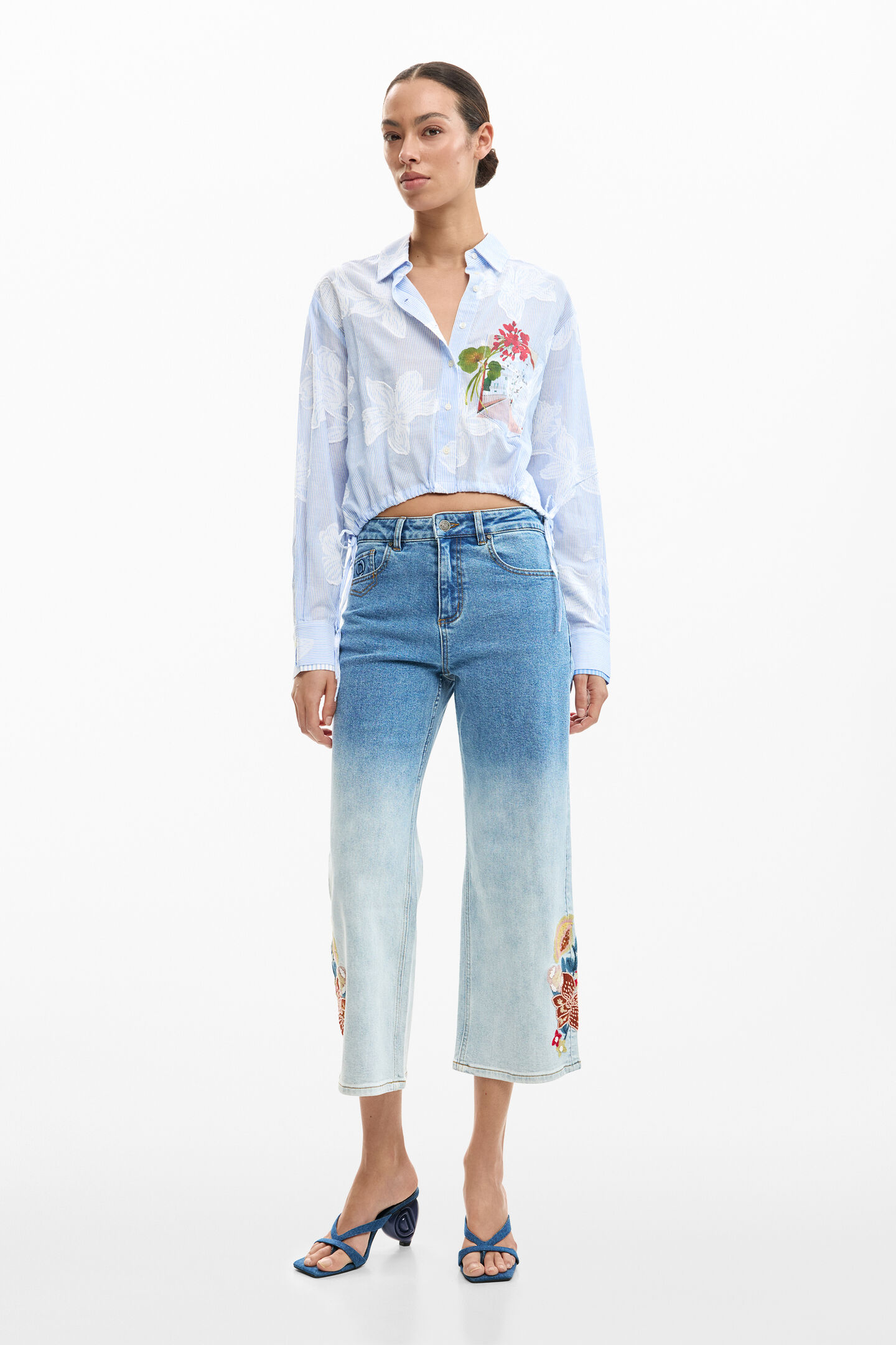 Camisa PARKER Desigual Aqua 3