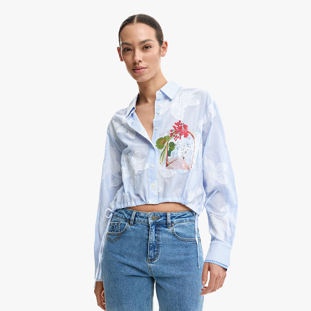 Camisa PARKER Desigual Aqua 0