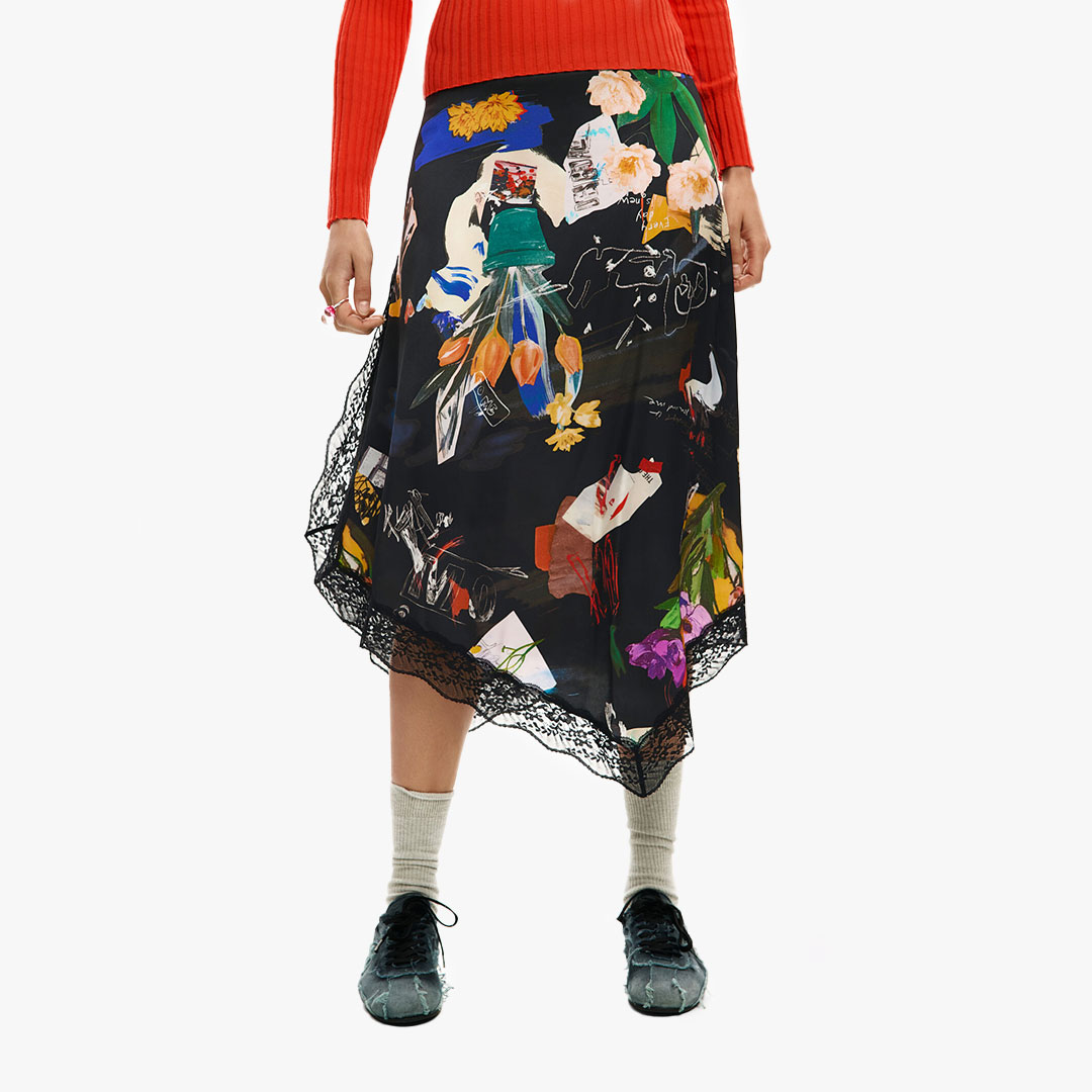 Saia ARTY Desigual Black 0