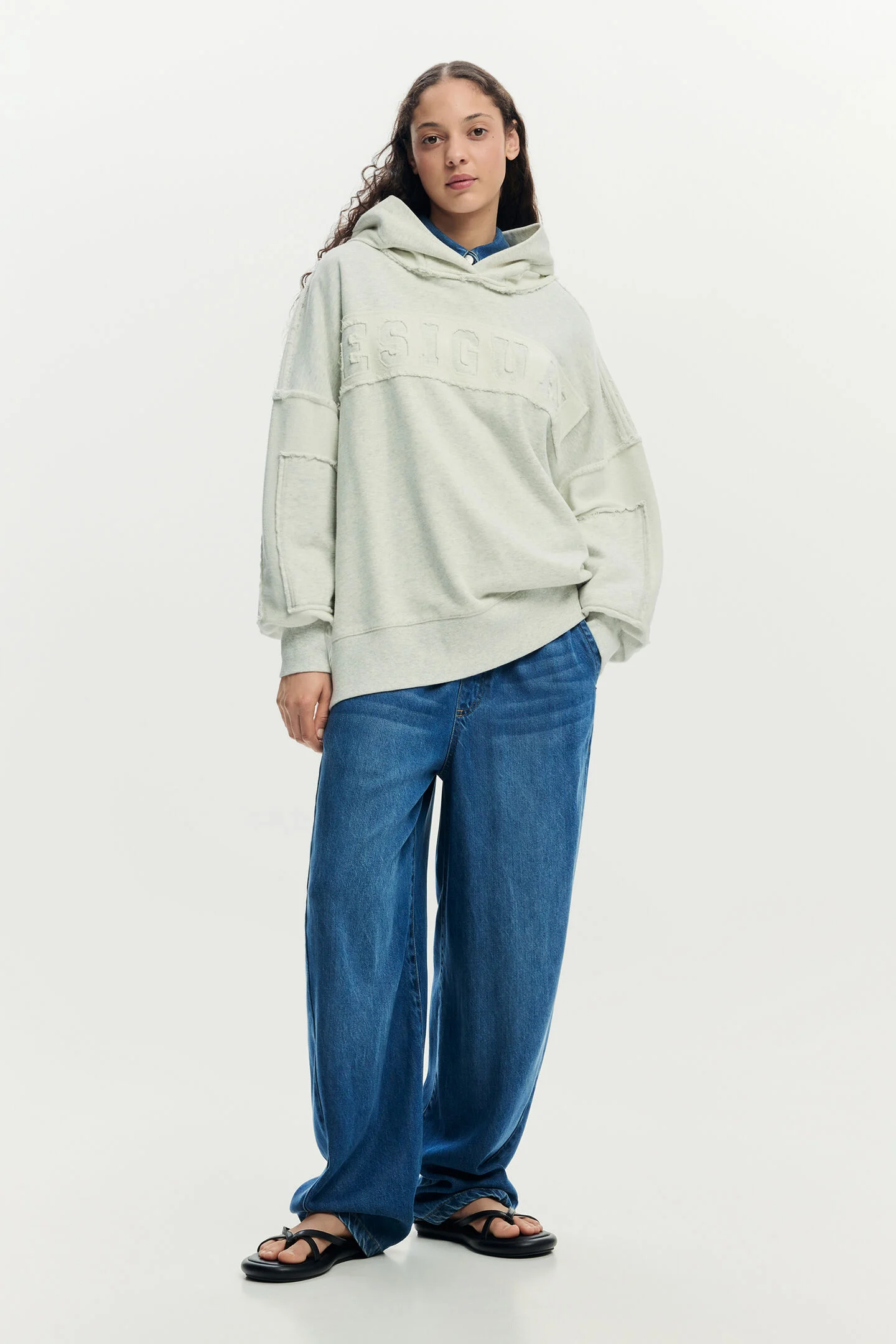 Sweatshirt LIAM Desigual Light Gray 0
