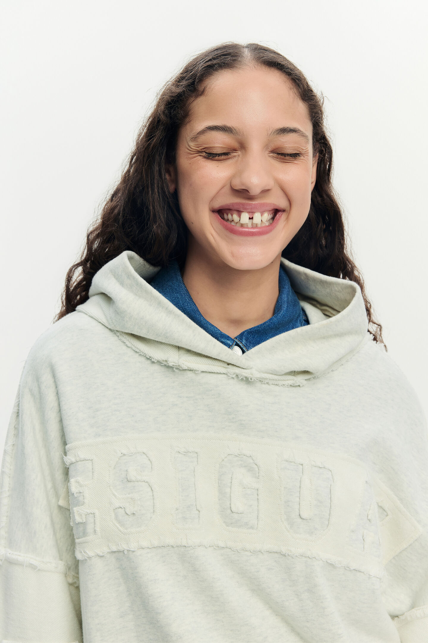 Sweatshirt LIAM Desigual Light Gray 2