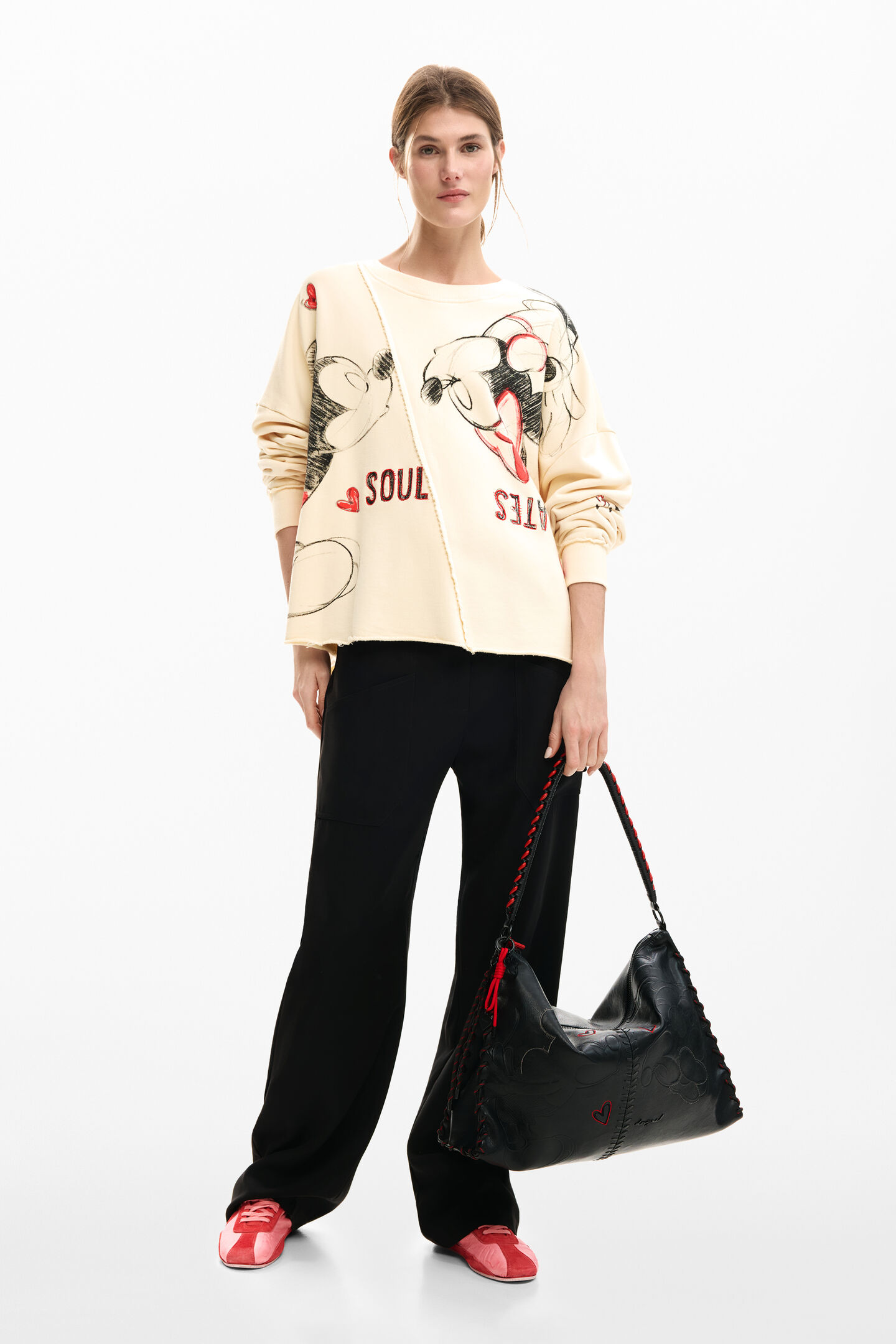 Sweatshirt MUAK Desigual Gray Paloma 0