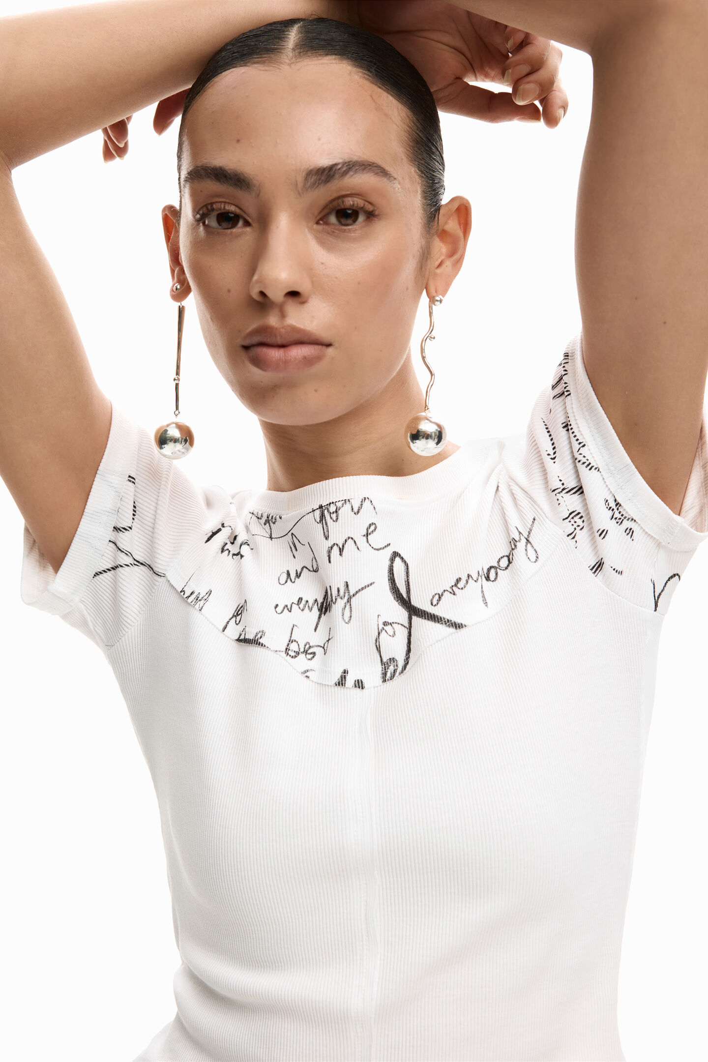 T-shirt HELSINKI Desigual White 1