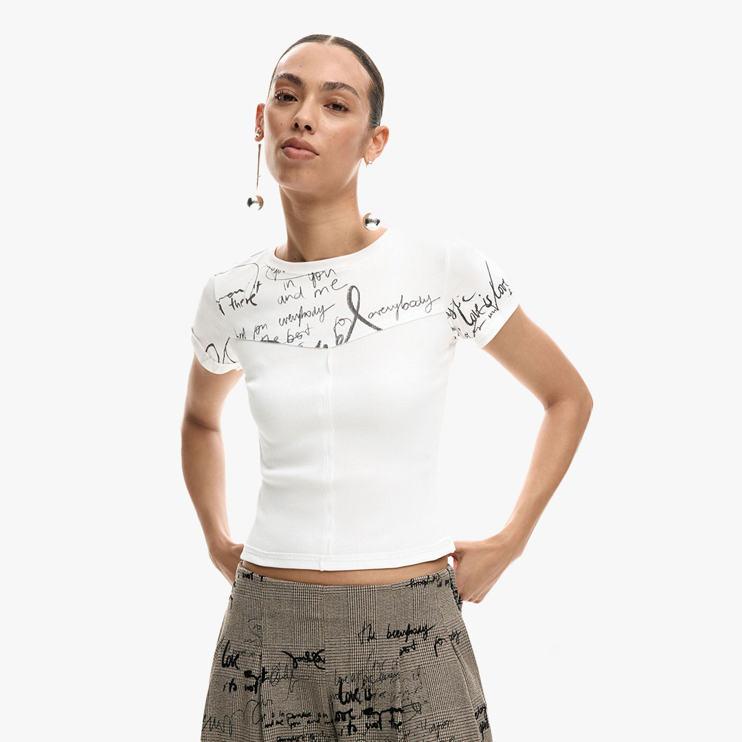 T-shirt HELSINKI Desigual White 0