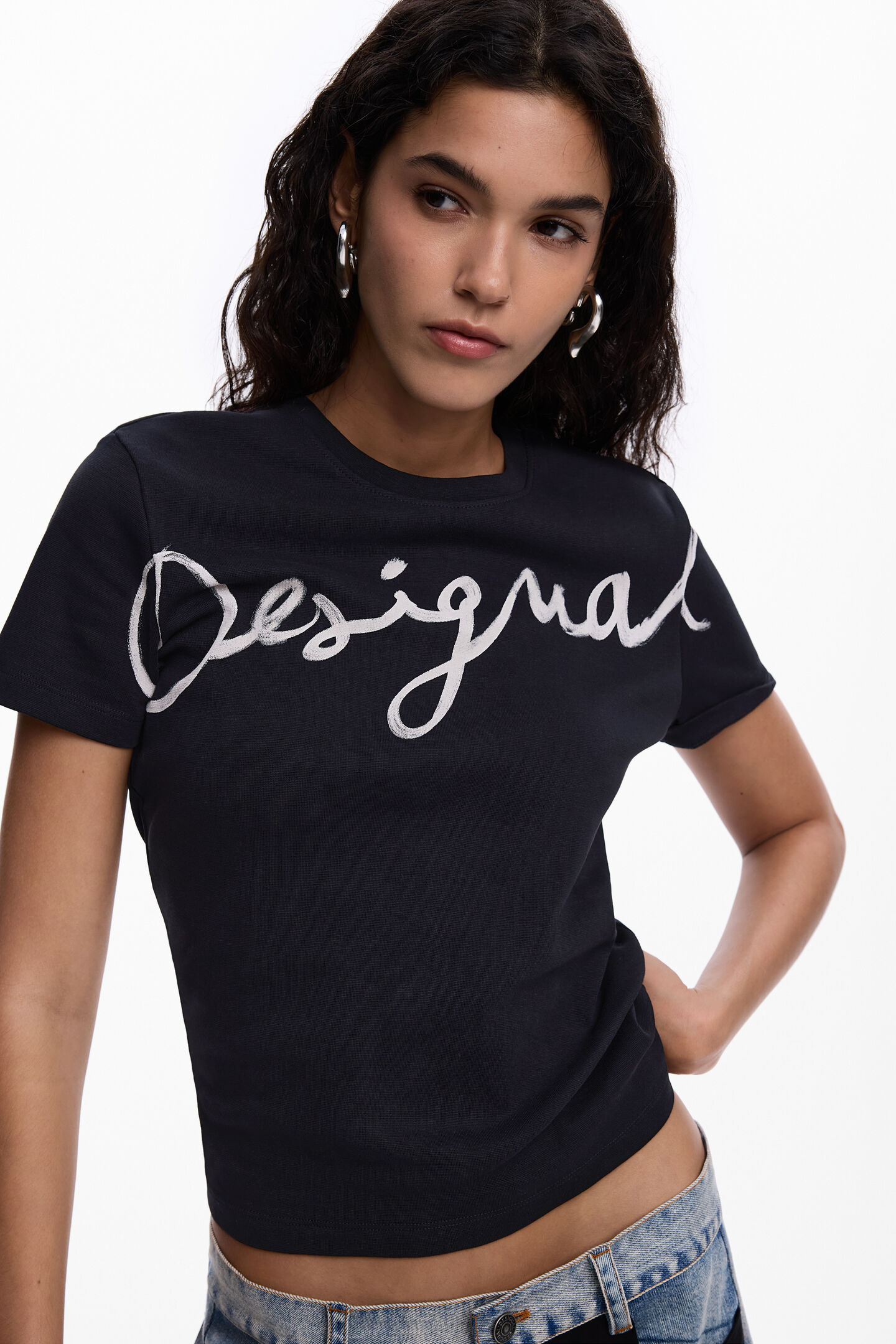 T-shirt FLORENCIA Desigual Black 4