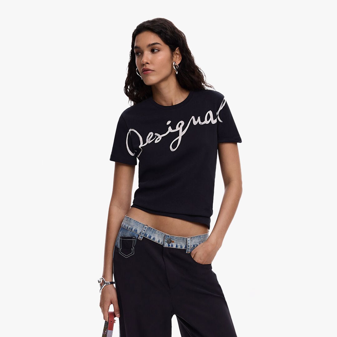 T-shirt FLORENCIA Desigual Black 2
