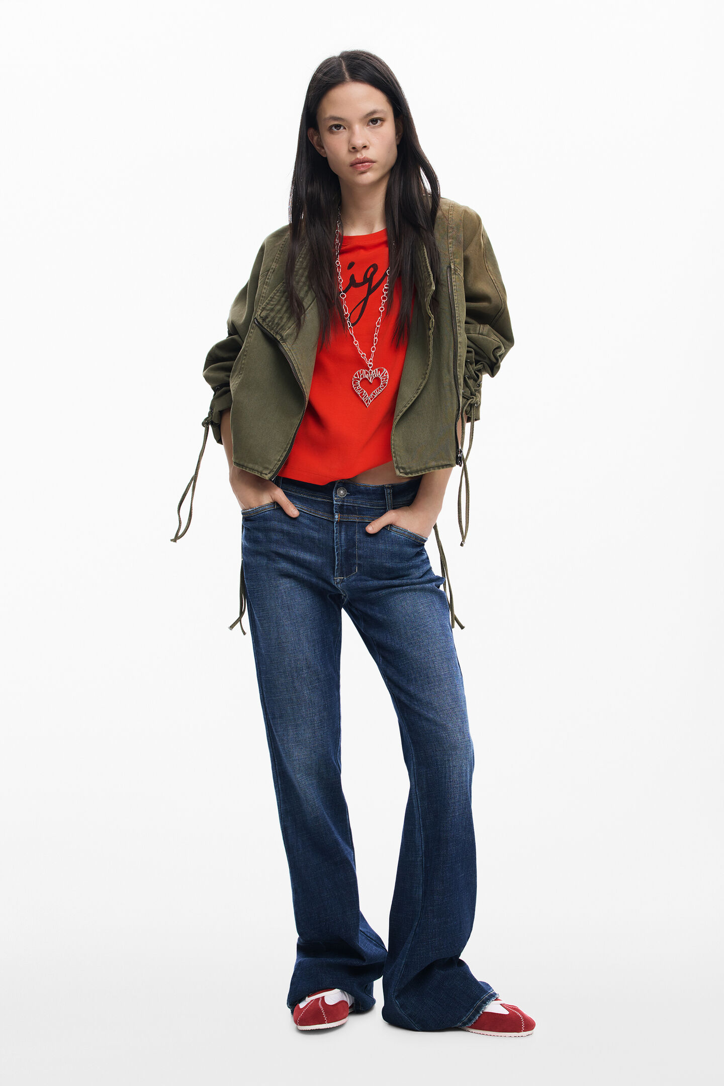 T-shirt FLORENCIA Desigual Blood Red 5