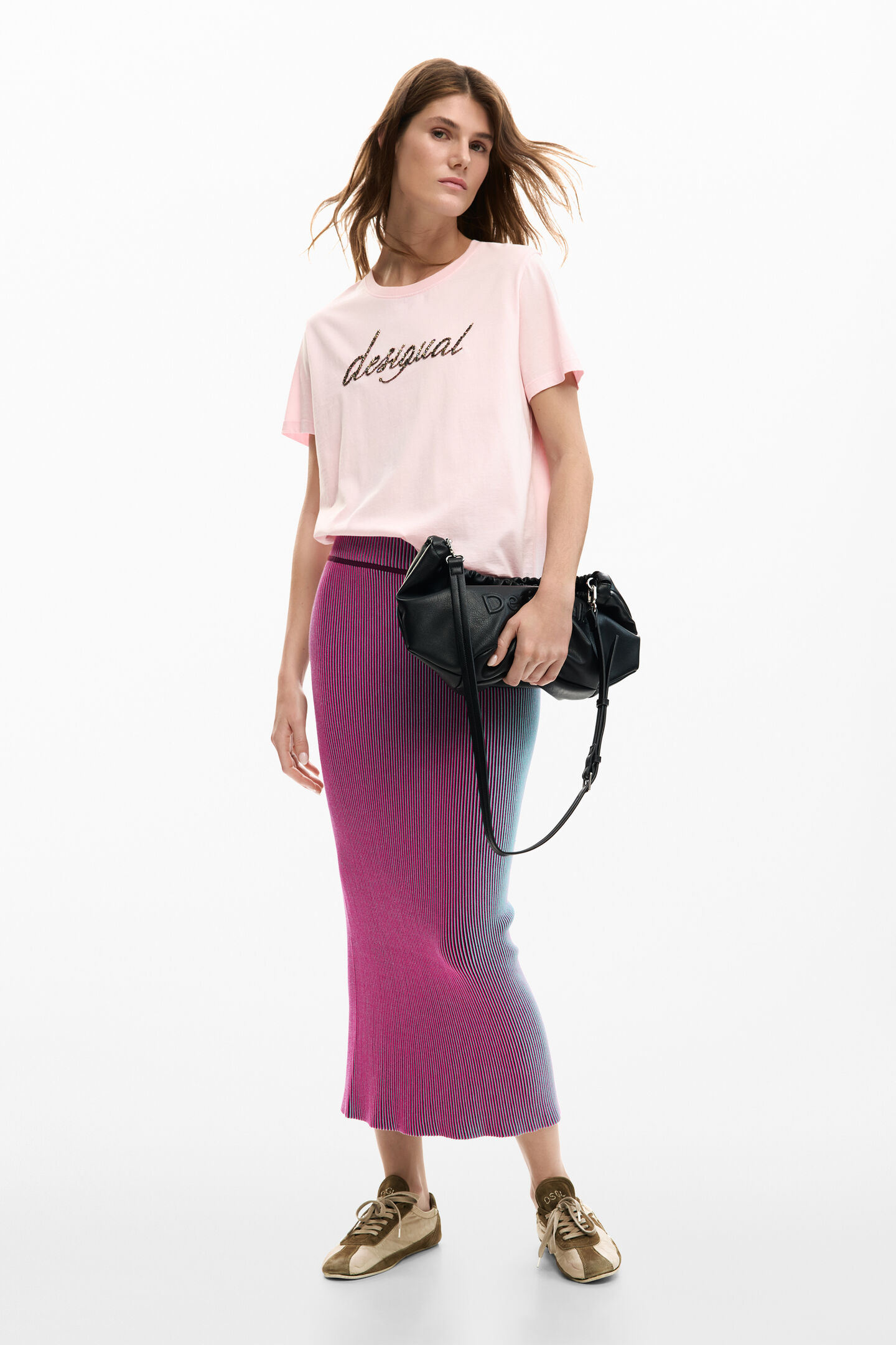 T-shirt VARSOVIA Desigual Light Pink 1