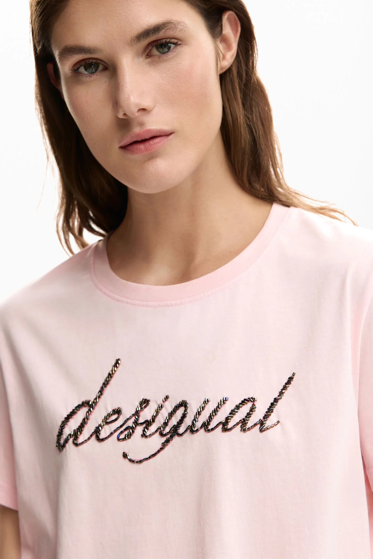 T-shirt VARSOVIA Desigual Light Pink 4