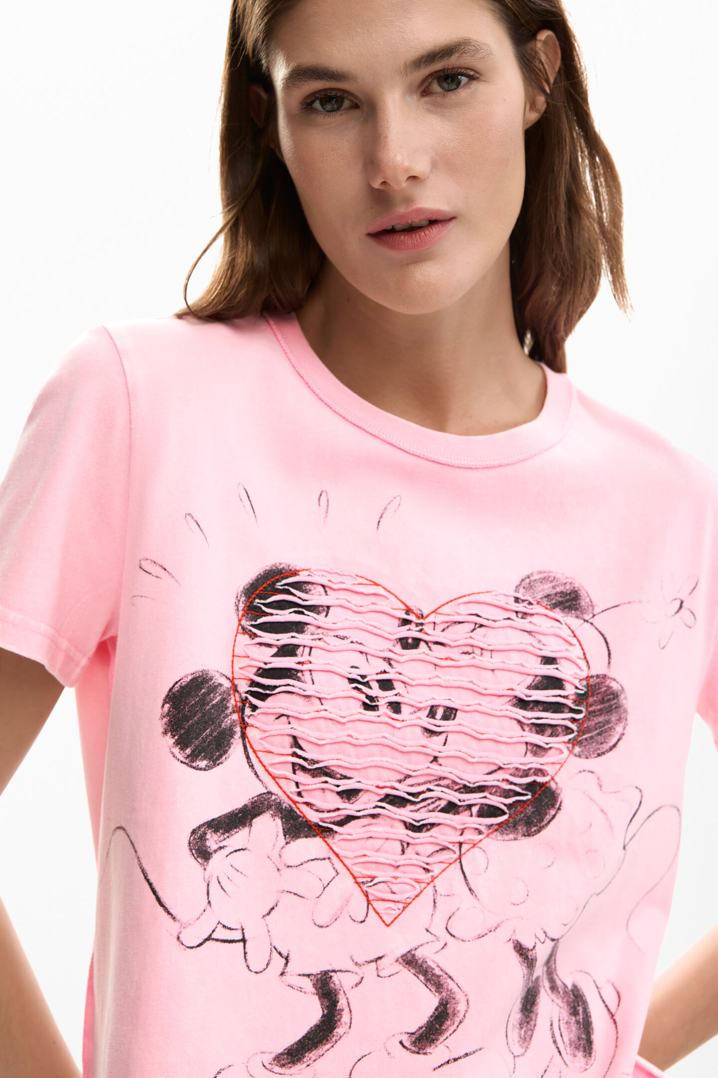T-shirt MICKEY Desigual Wind Pink 0