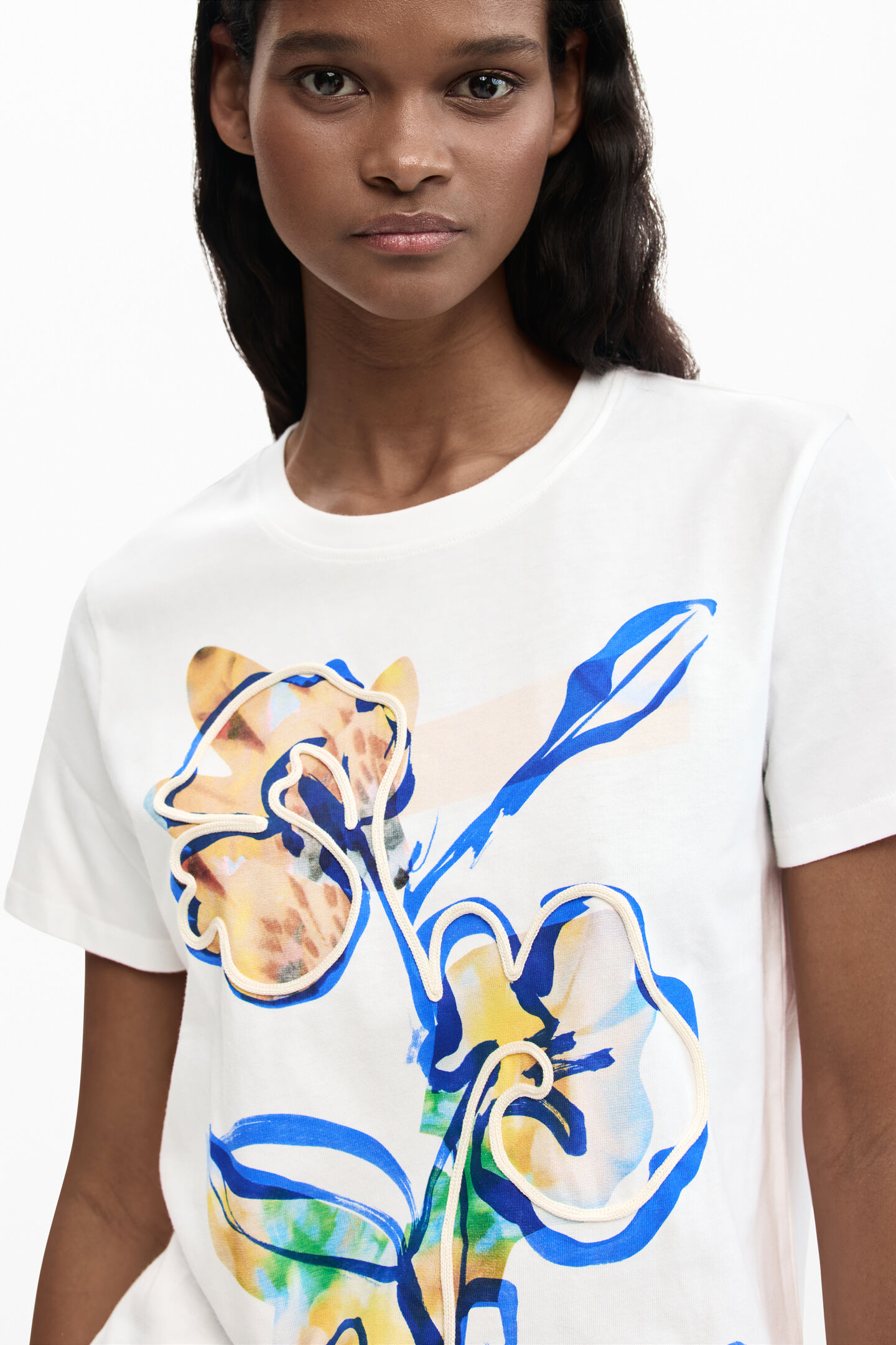 T-shirt ZURICH Desigual White 2
