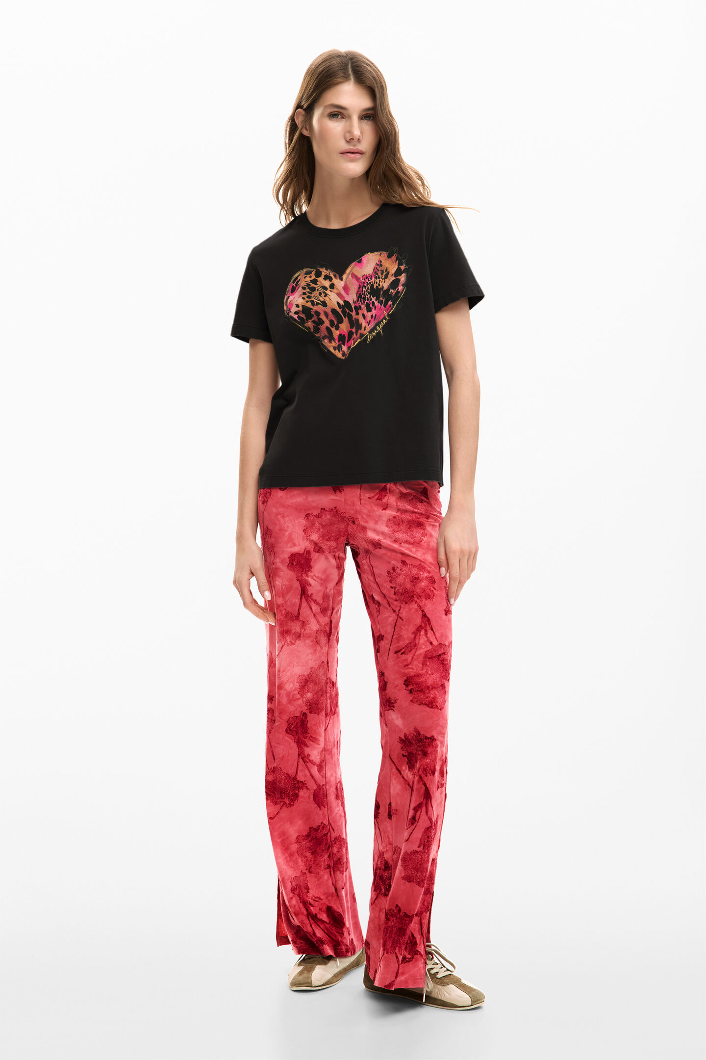 T-shirt TIGER Desigual Neutral Grey 0