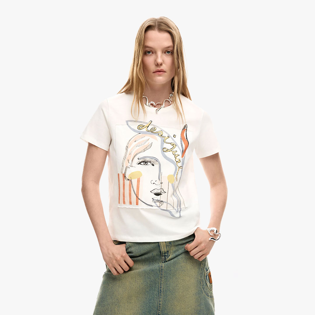 T-shirt VILMA Desigual White 3