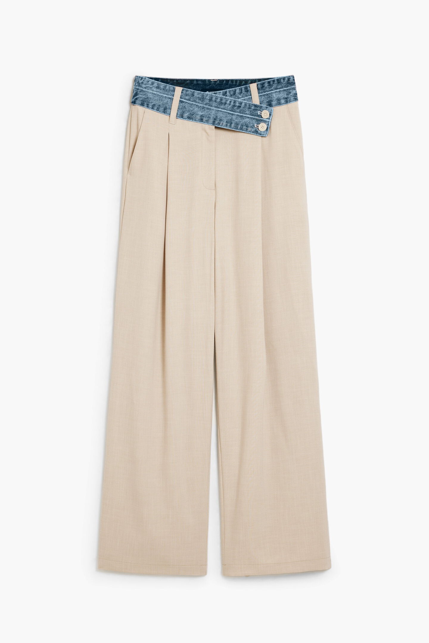 Calças ISIS Desigual Beige 1