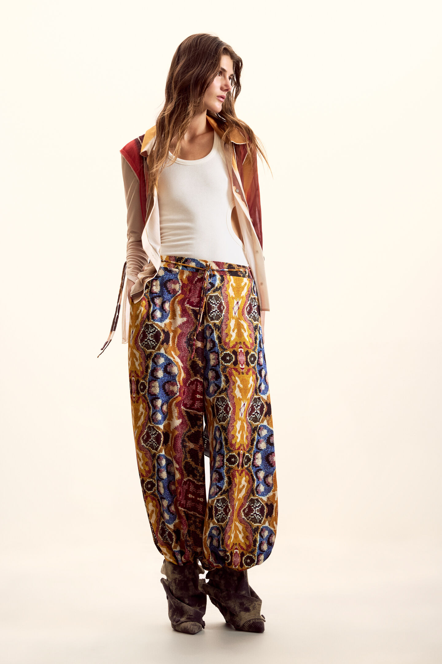 Calças BEATTLE Desigual Tutti Frutti 2