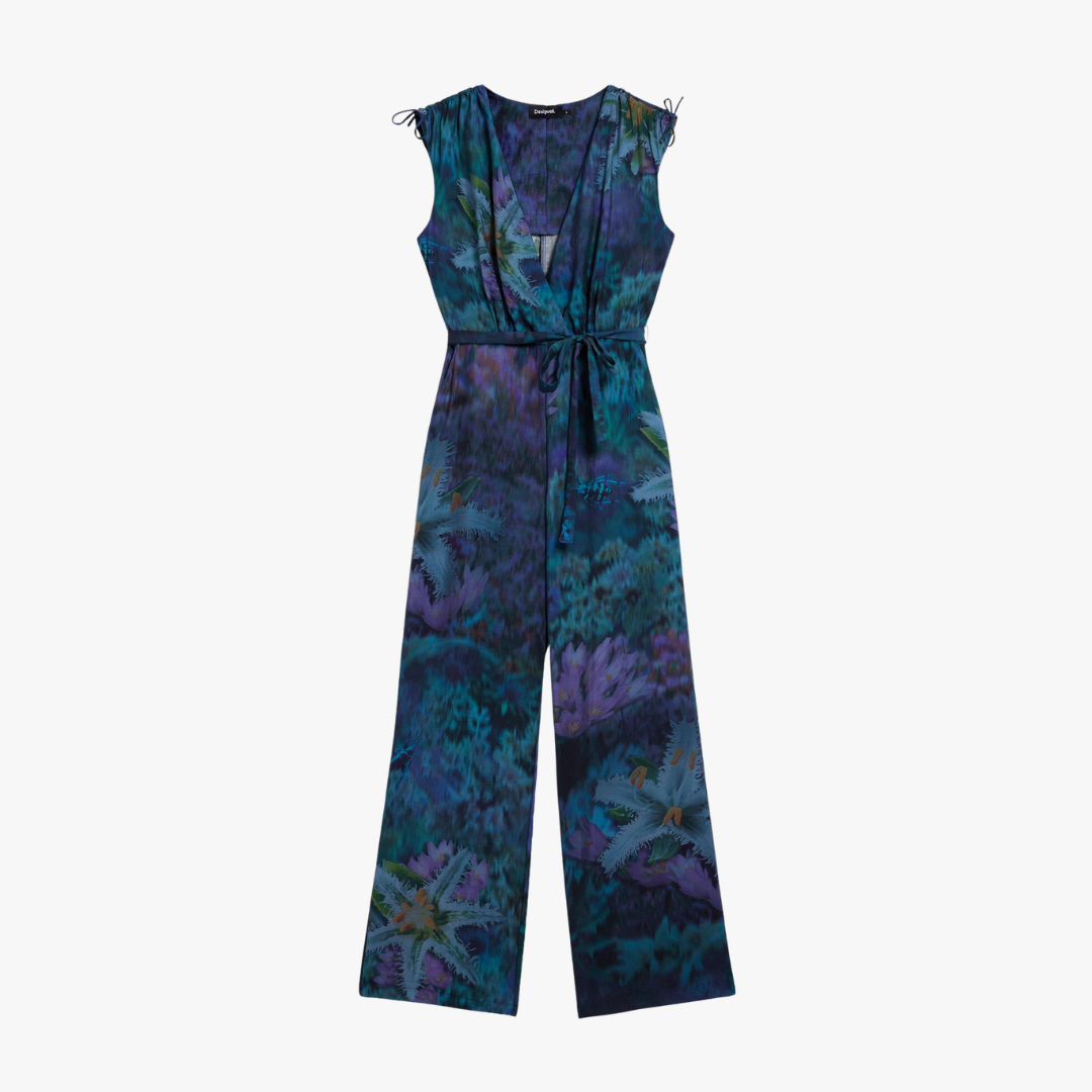 Macacão FLOWERS Desigual Dark Blue 1