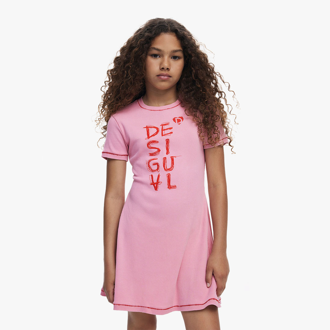 Vestido CANDELA Desigual Chewing Gum 0