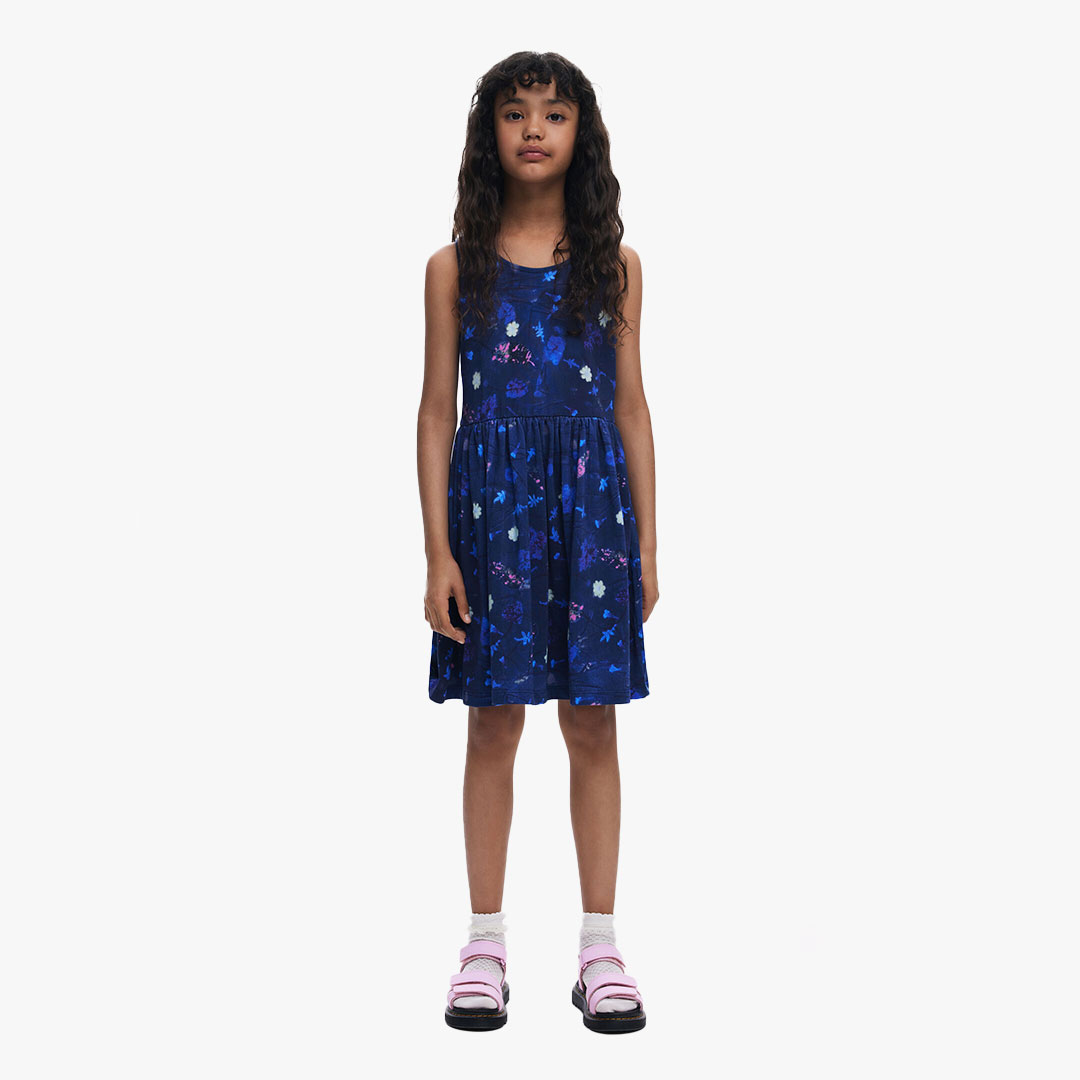 Vestido FLOWERS Desigual Navy 0