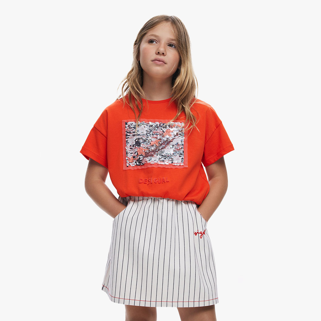 T-shirt GRETEL Desigual Red 0