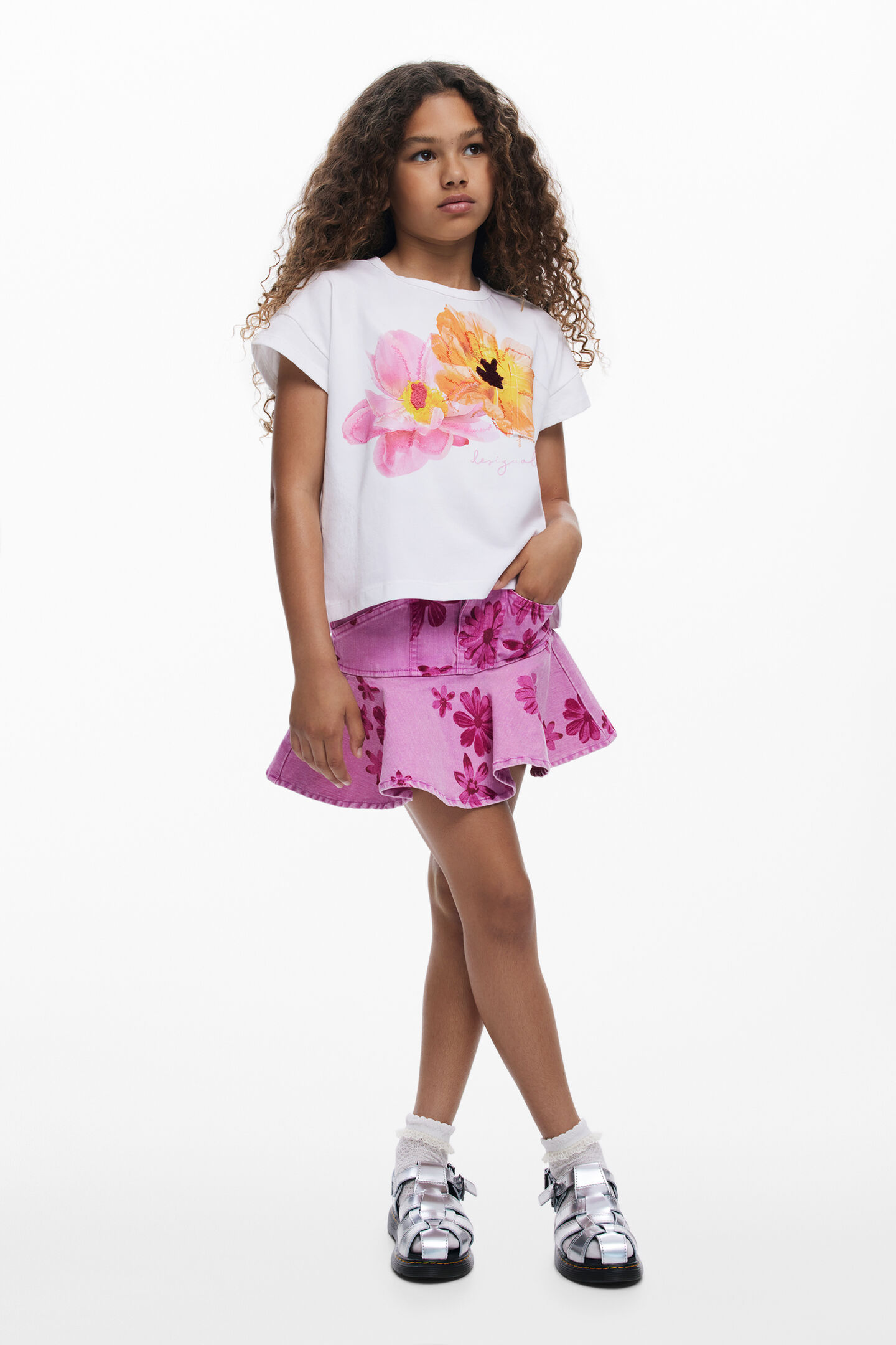 T-shirt DAFNE Desigual White 0