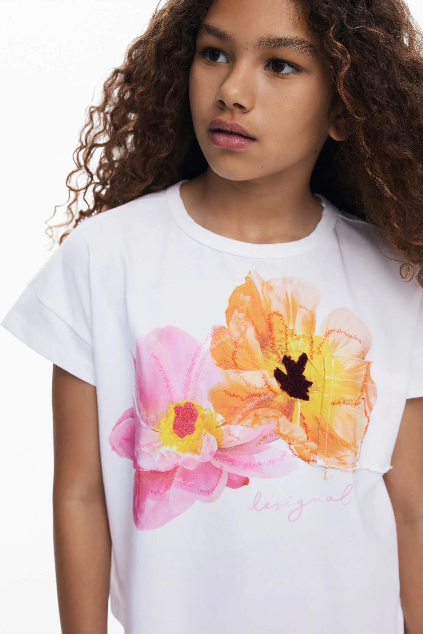 T-shirt DAFNE Desigual White 4
