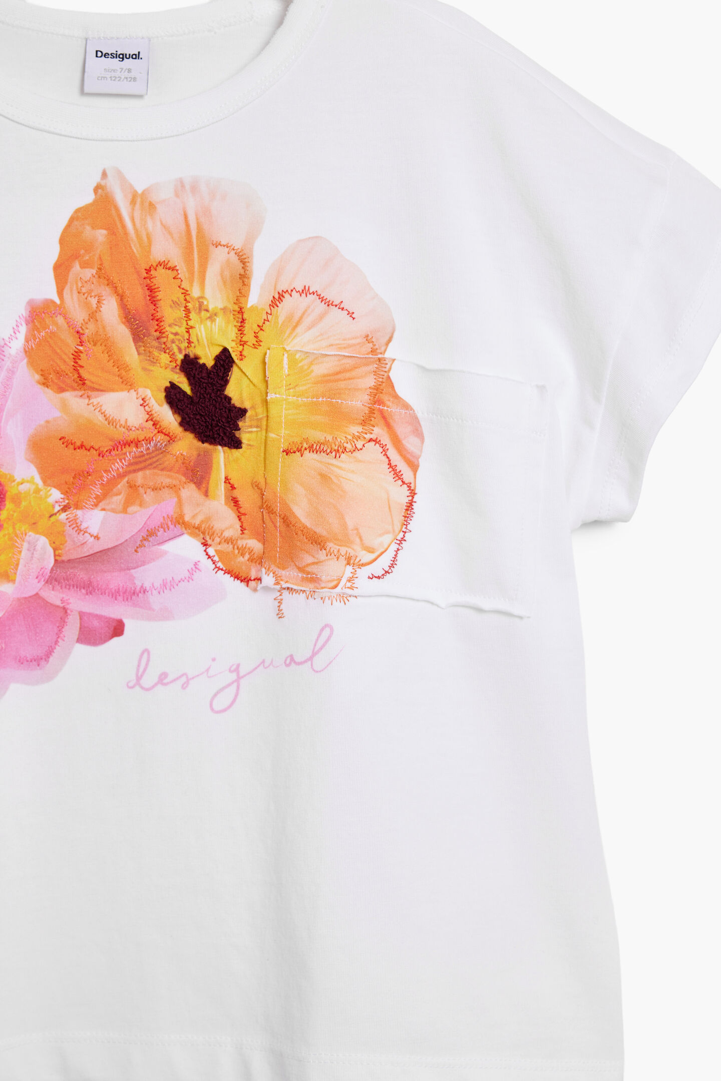 T-shirt DAFNE Desigual White 1