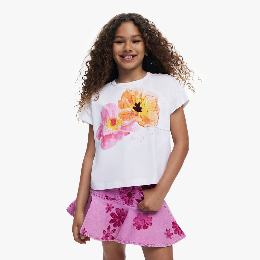 T-shirt DAFNE Desigual White 3