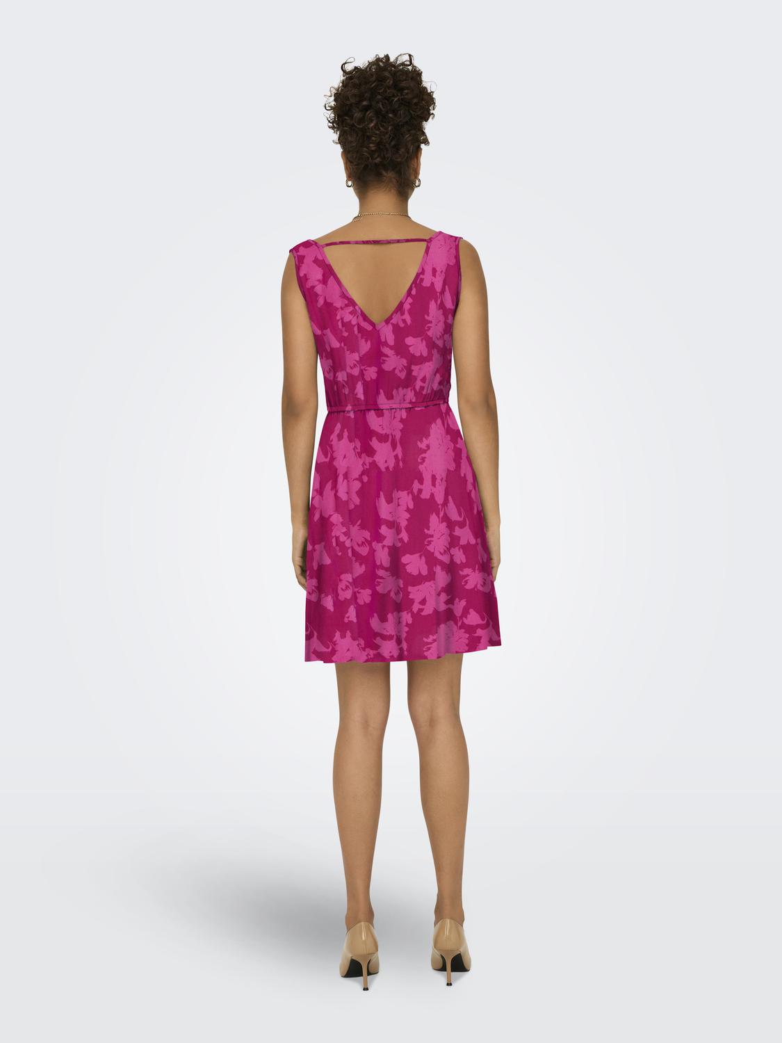 Vestido NOVA Only Sangria 3