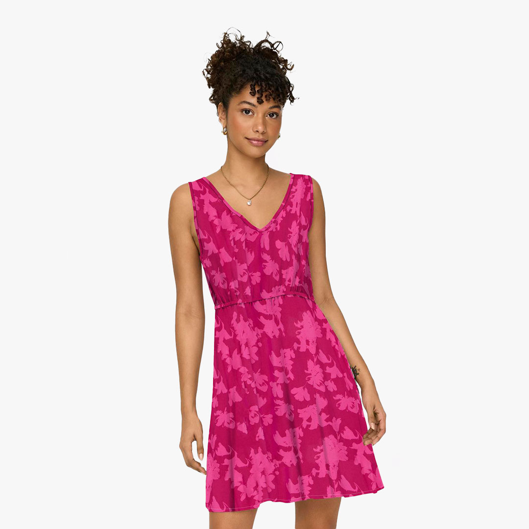 Vestido NOVA Only Sangria