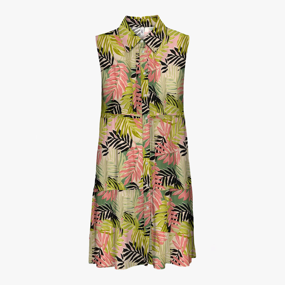 Vestido THEA Only Watercress 1