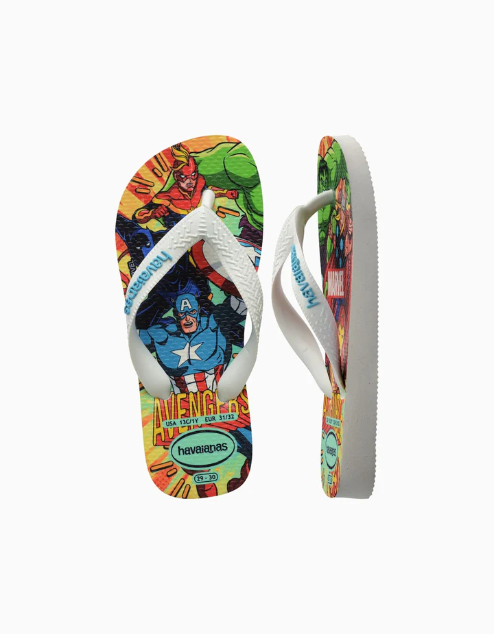Chinelos MARVEL Havaianas White 4