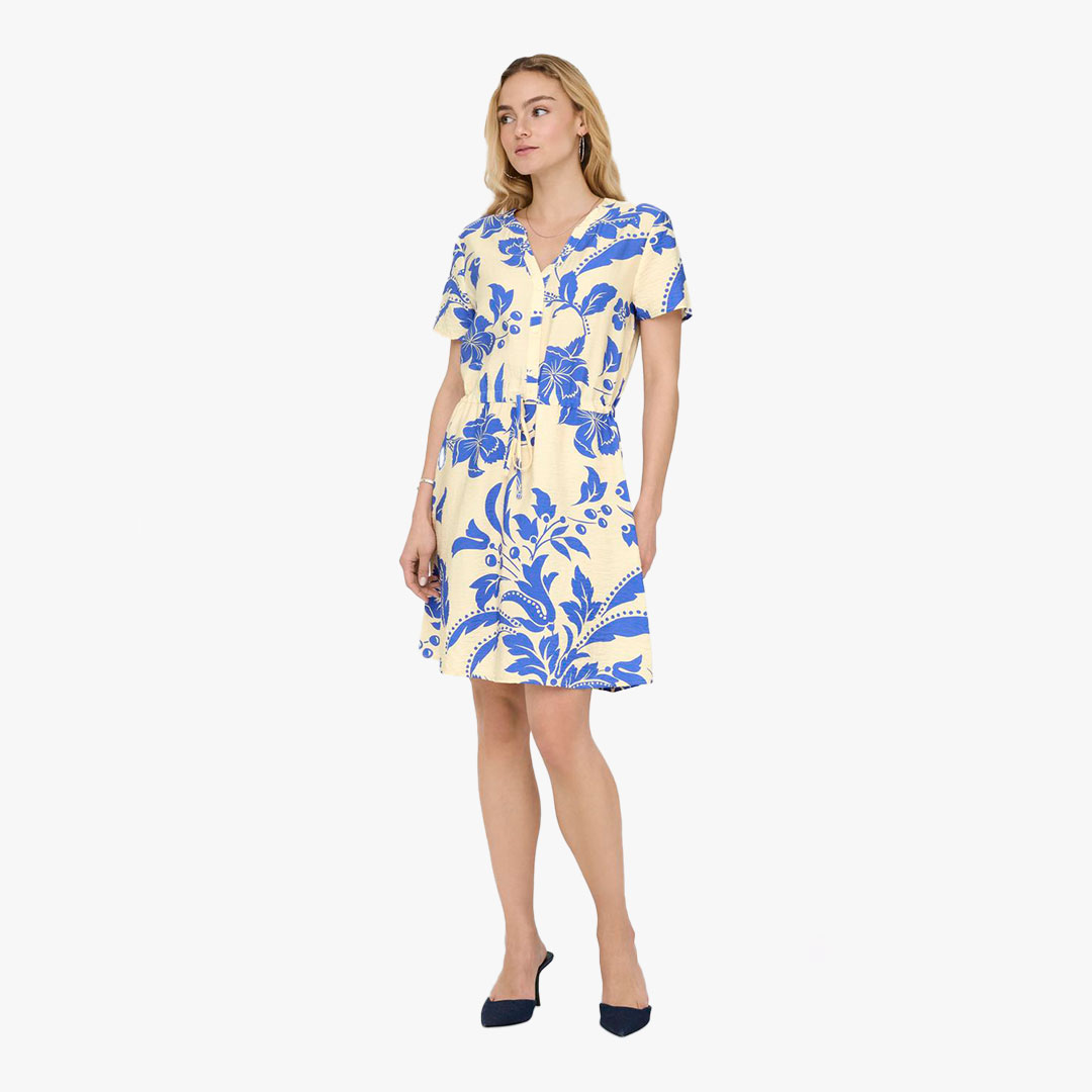 Vestido TROYA Only Blue Flowers 0