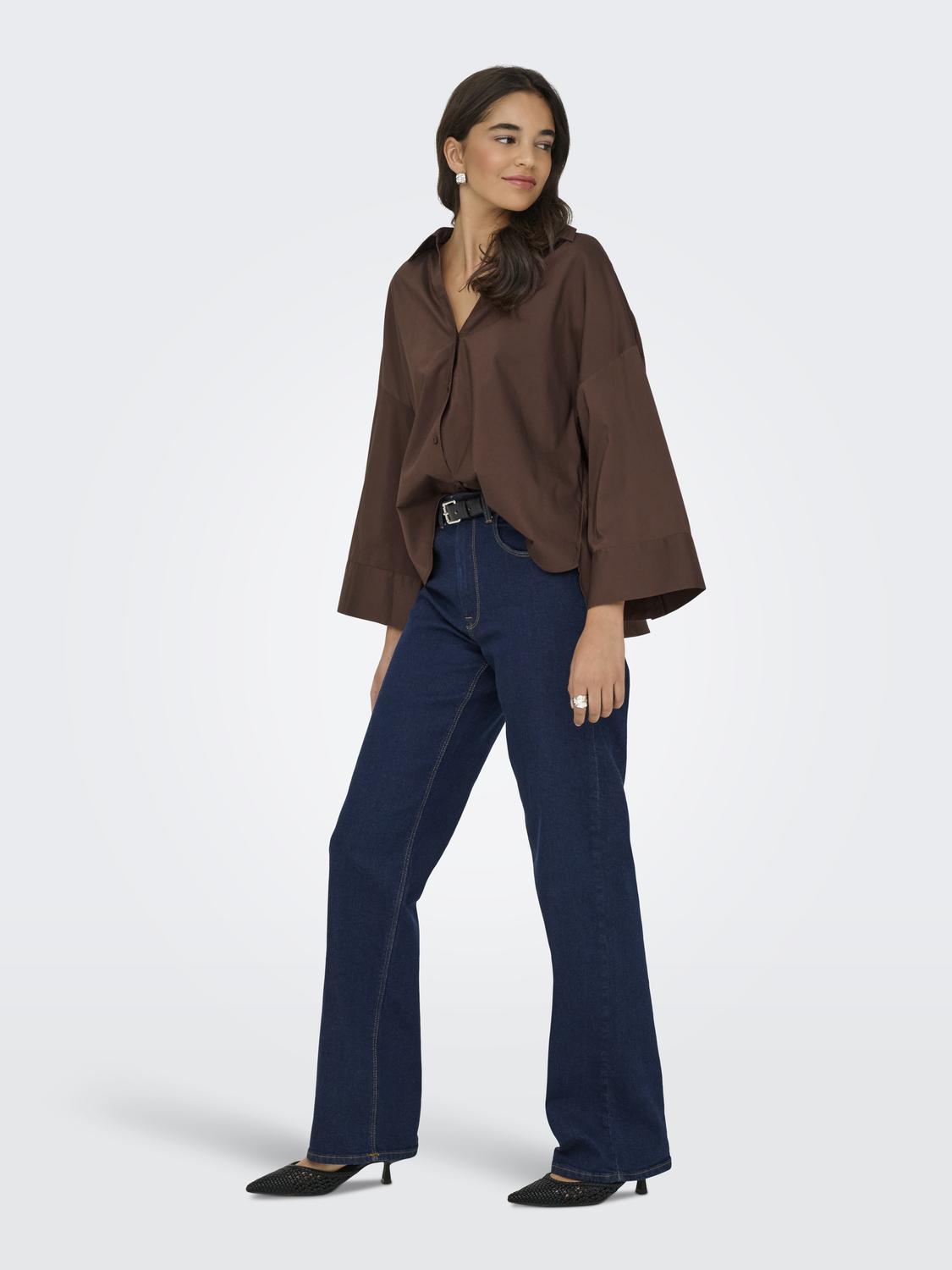 Camisa MIO JDY Chicory Coffee 4
