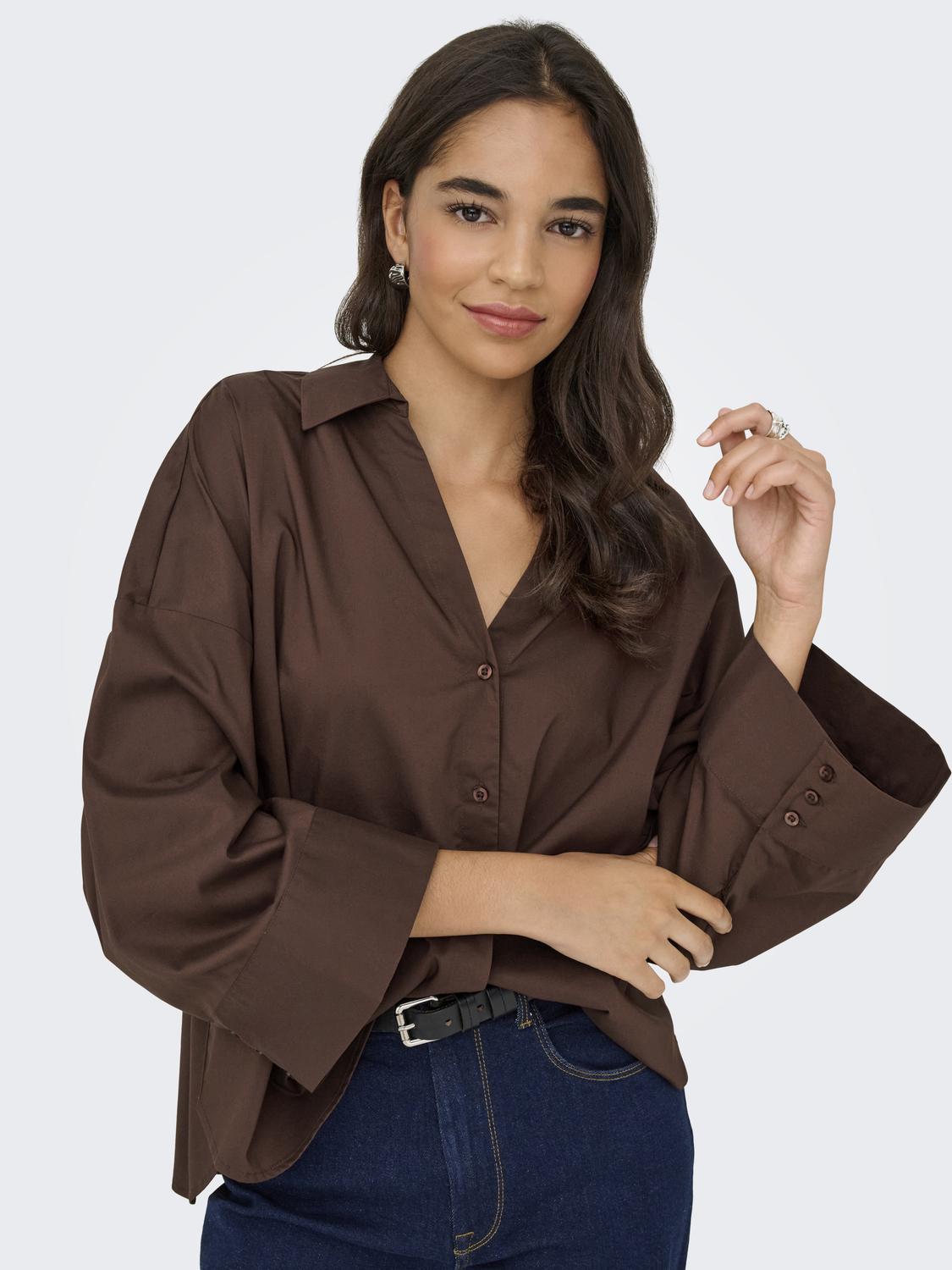Camisa MIO JDY Chicory Coffee 1