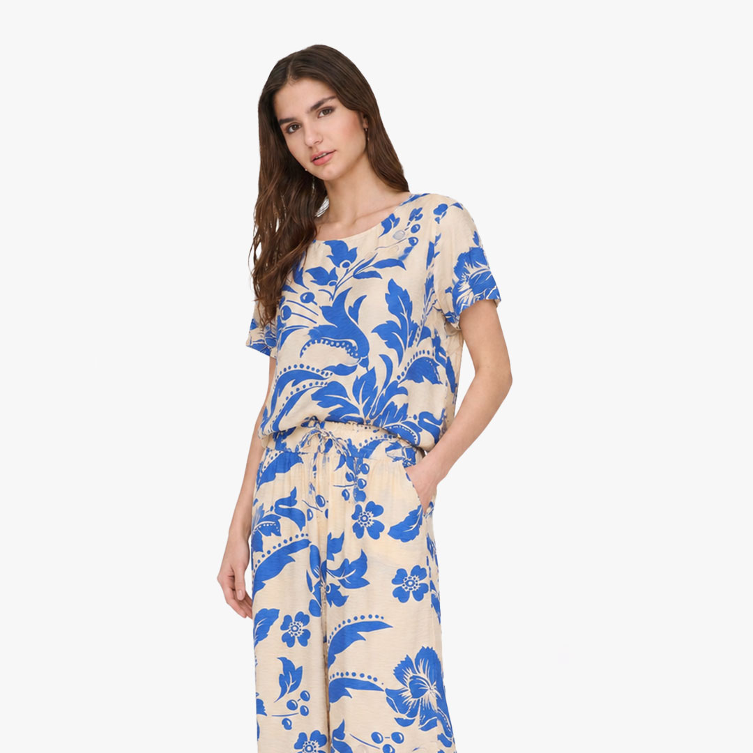 Blusa TROYA JDY Blue Flowers 2