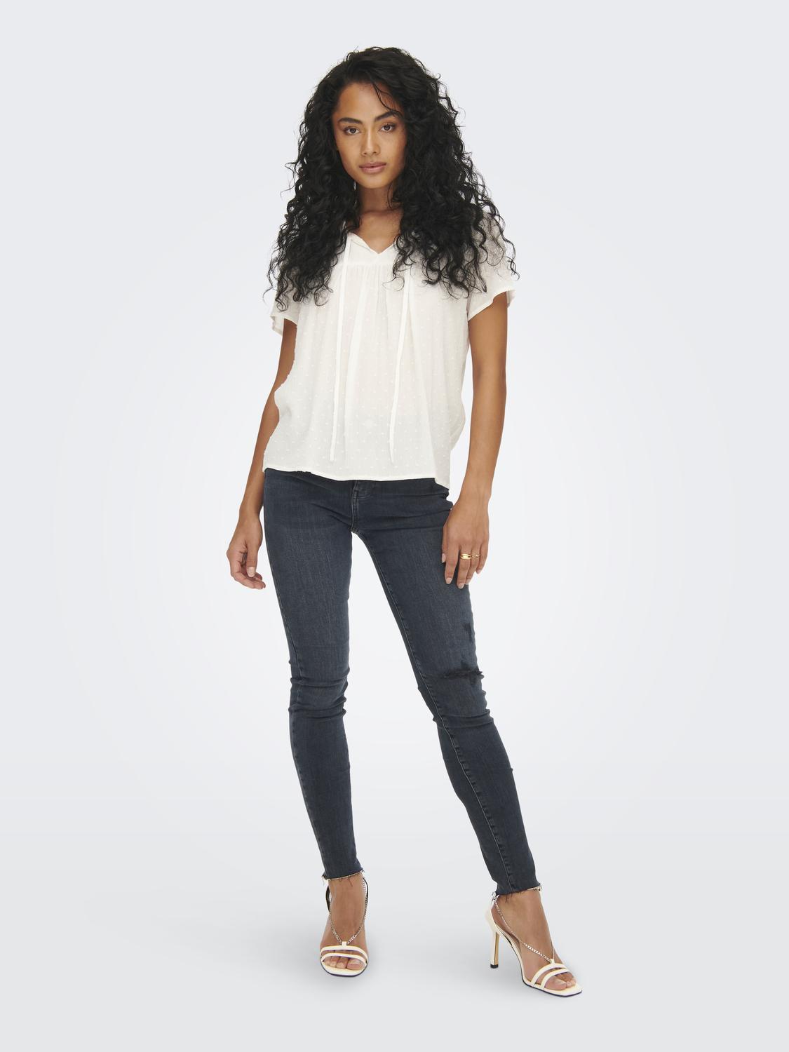 Blusa LIMA JDY Cloud Dancer 4