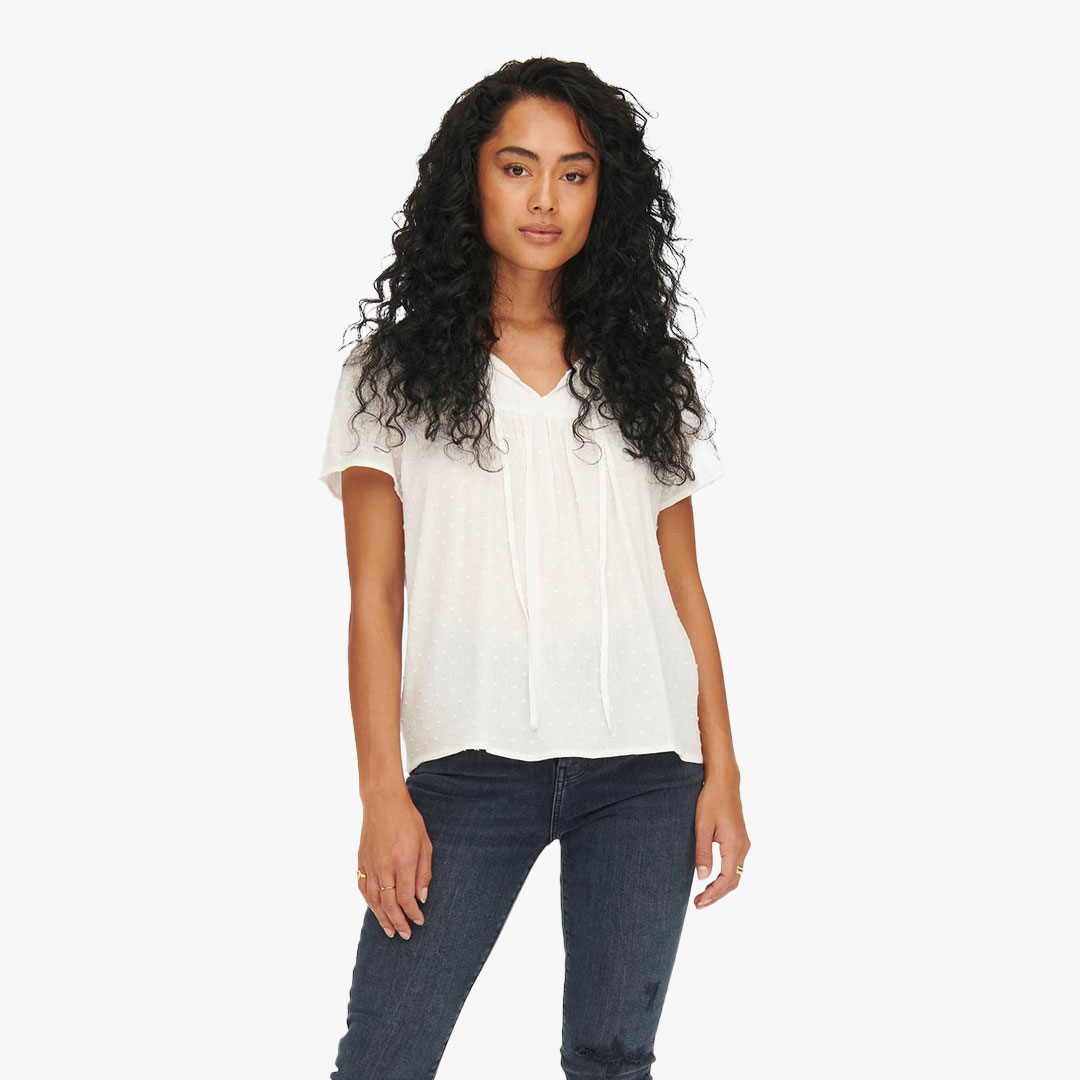 Blusa LIMA JDY Cloud Dancer 3