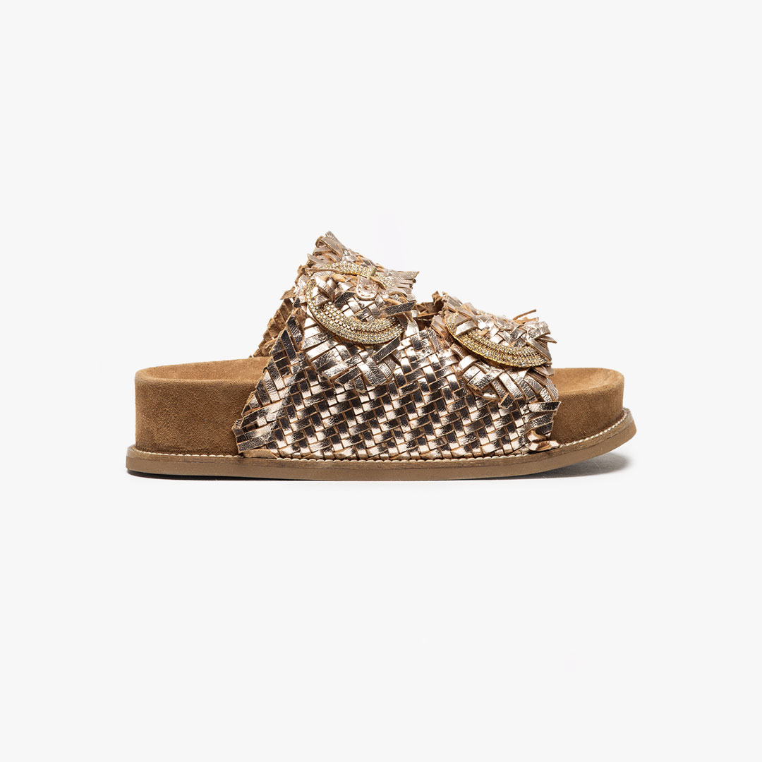 Sandálias 2428-HEEL Exé Gold 5