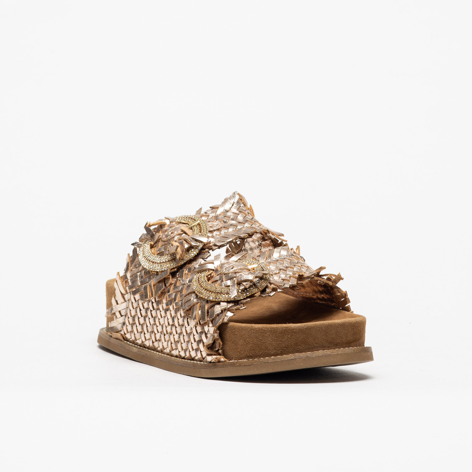 Sandálias 2428-HEEL Exé Bronze 1