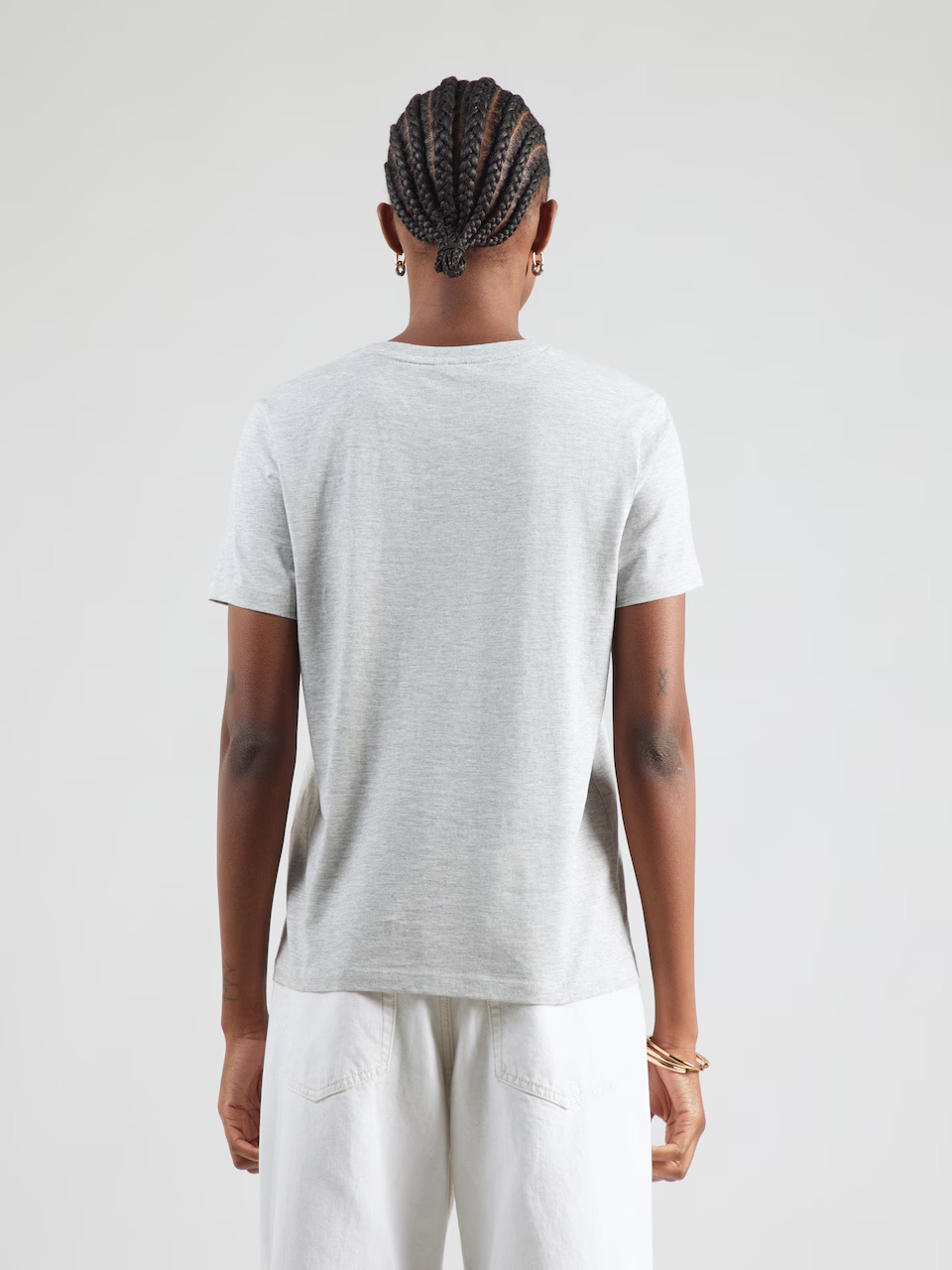 T-shirt FOODIE Only Light Grey 4
