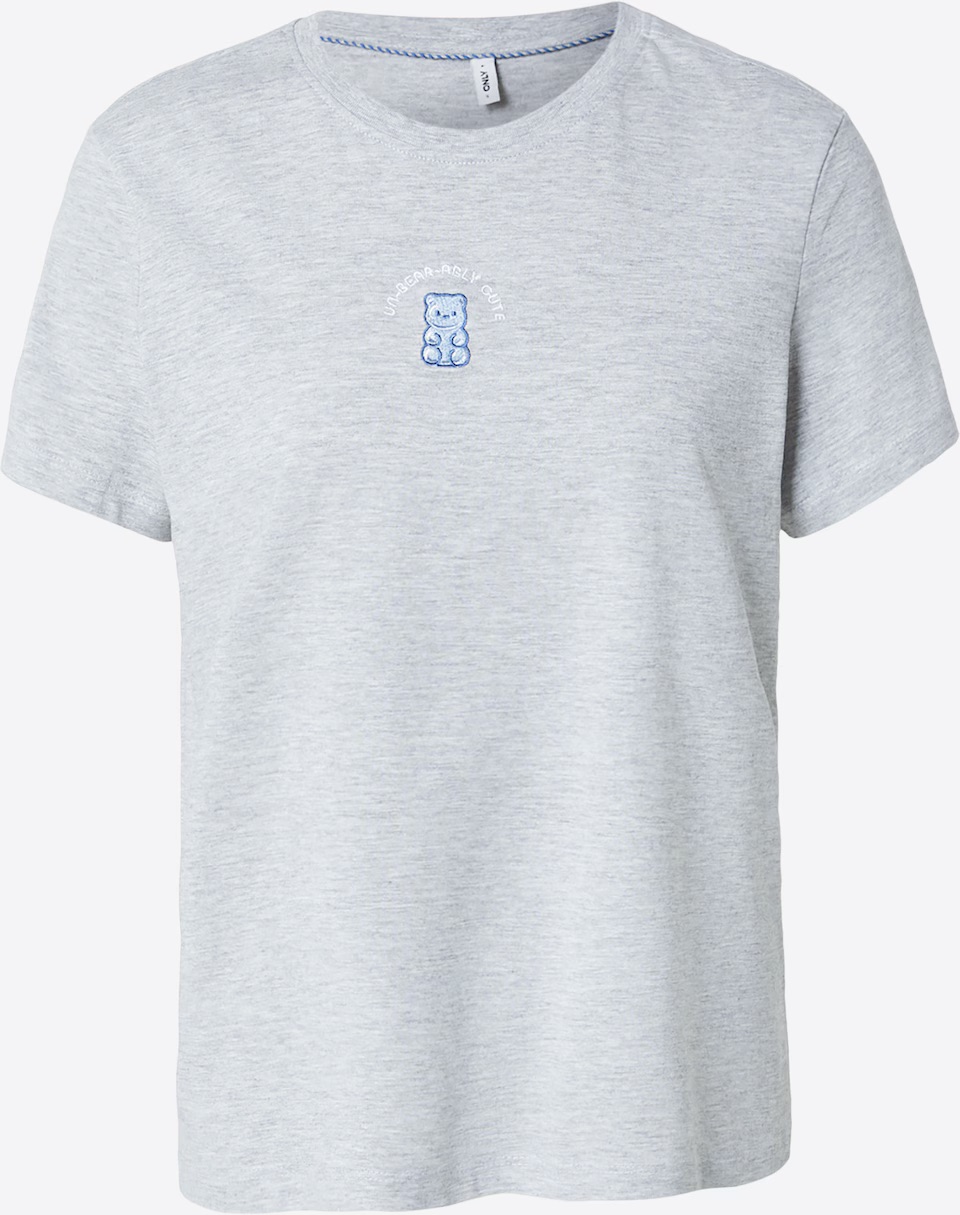 T-shirt FOODIE Only Light Grey 2