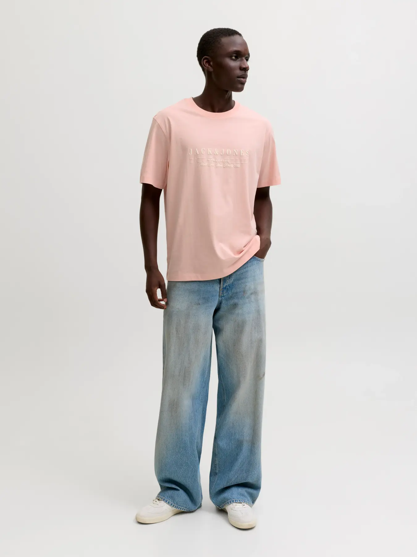T-shirt SAVONA Jack&Jones Peach Melba 0