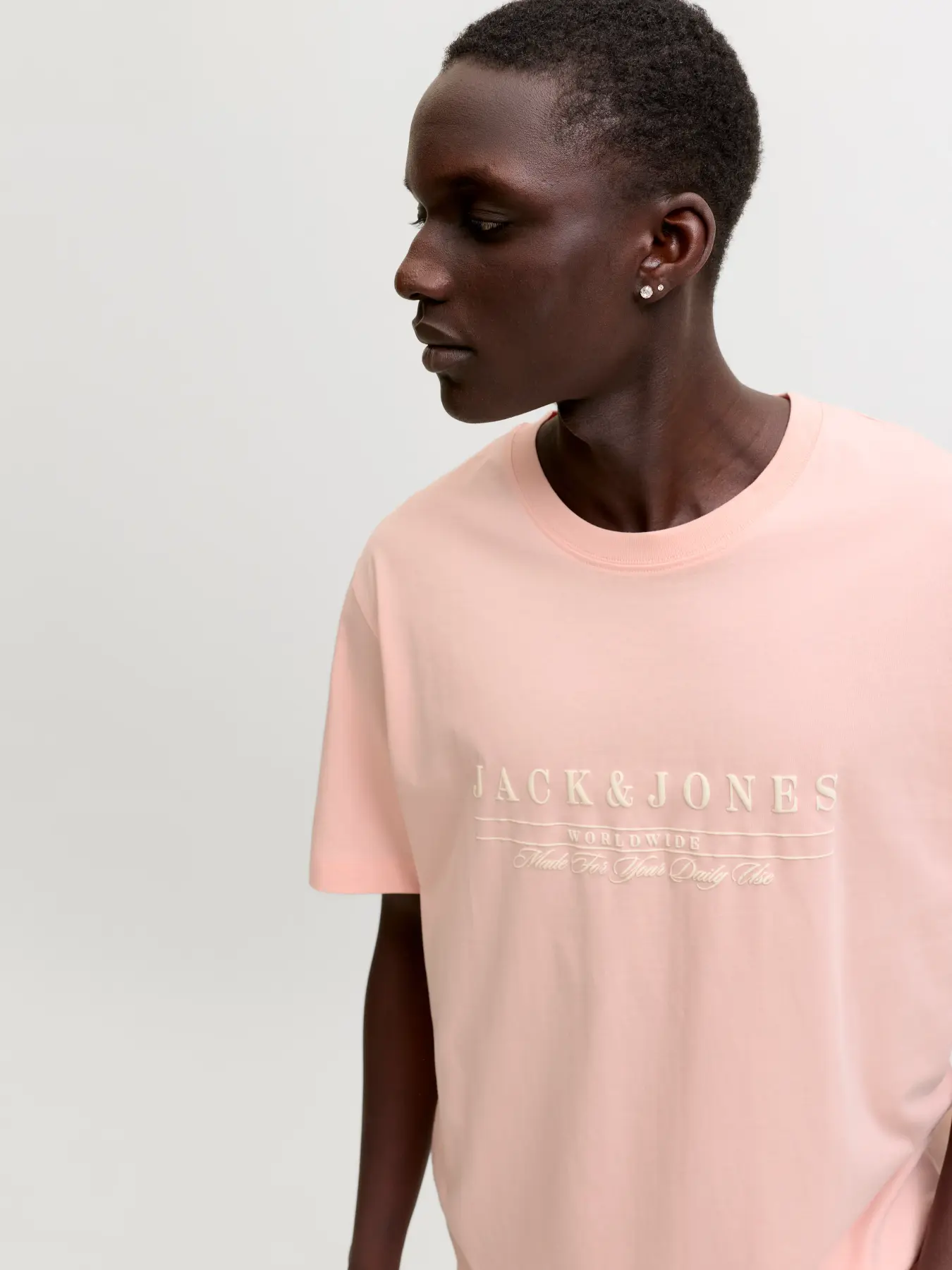 T-shirt SAVONA Jack&Jones Peach Melba 4