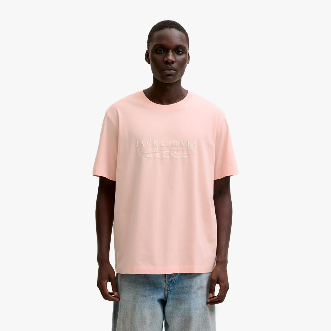 T-shirt SAVONA Jack&Jones Peach Melba 5