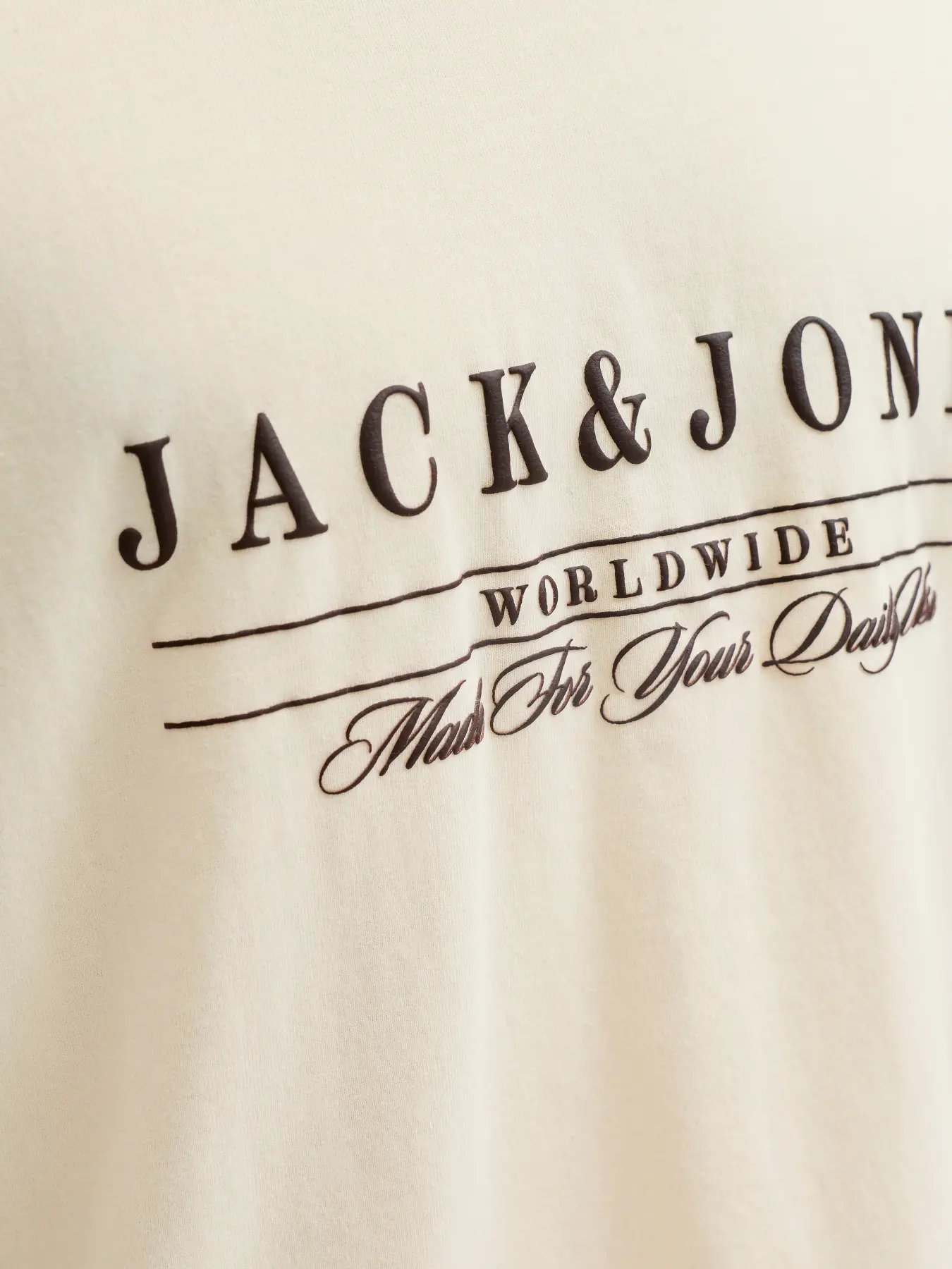 T-shirt SAVONA Jack&amp;Jones Antique White 5