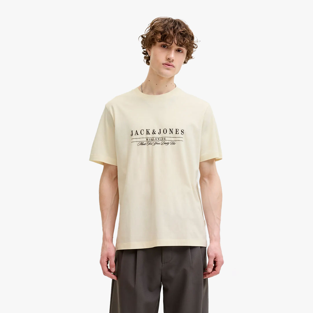 T-shirt SAVONA Jack&amp;Jones Antique White 0