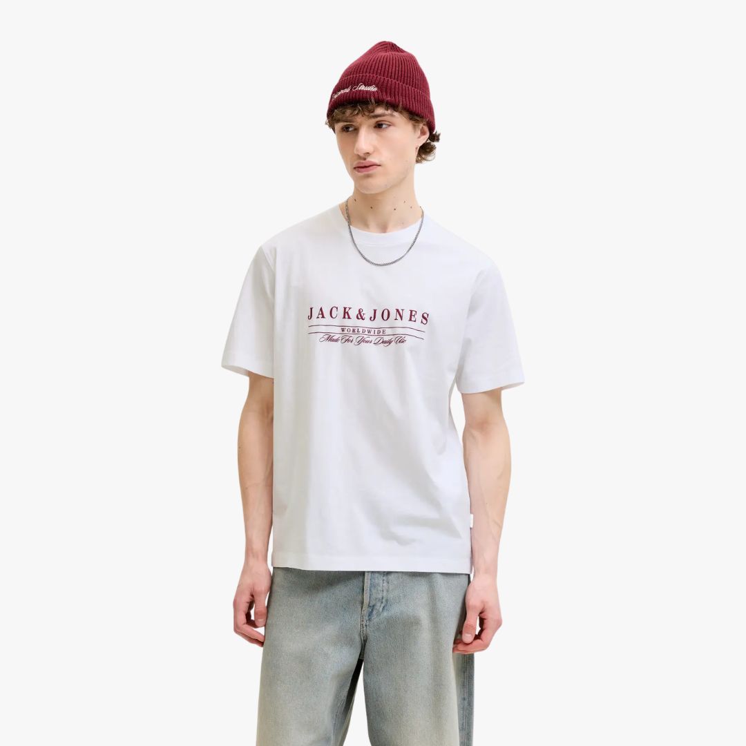 T-shirt SAVONA Jack&Jones Bright White 6